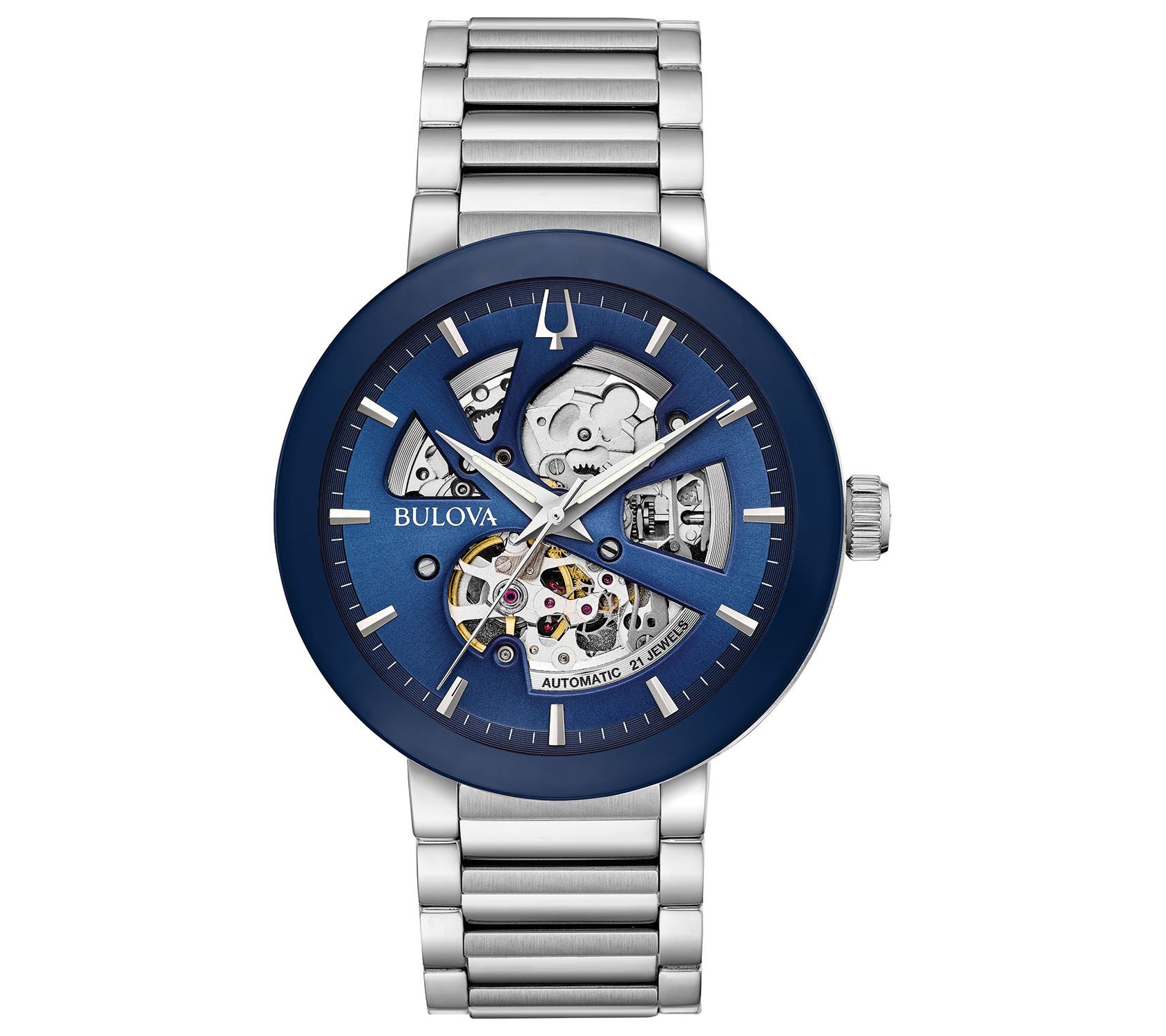 Bulova Men's Stainless Automatic Bracelet Watch