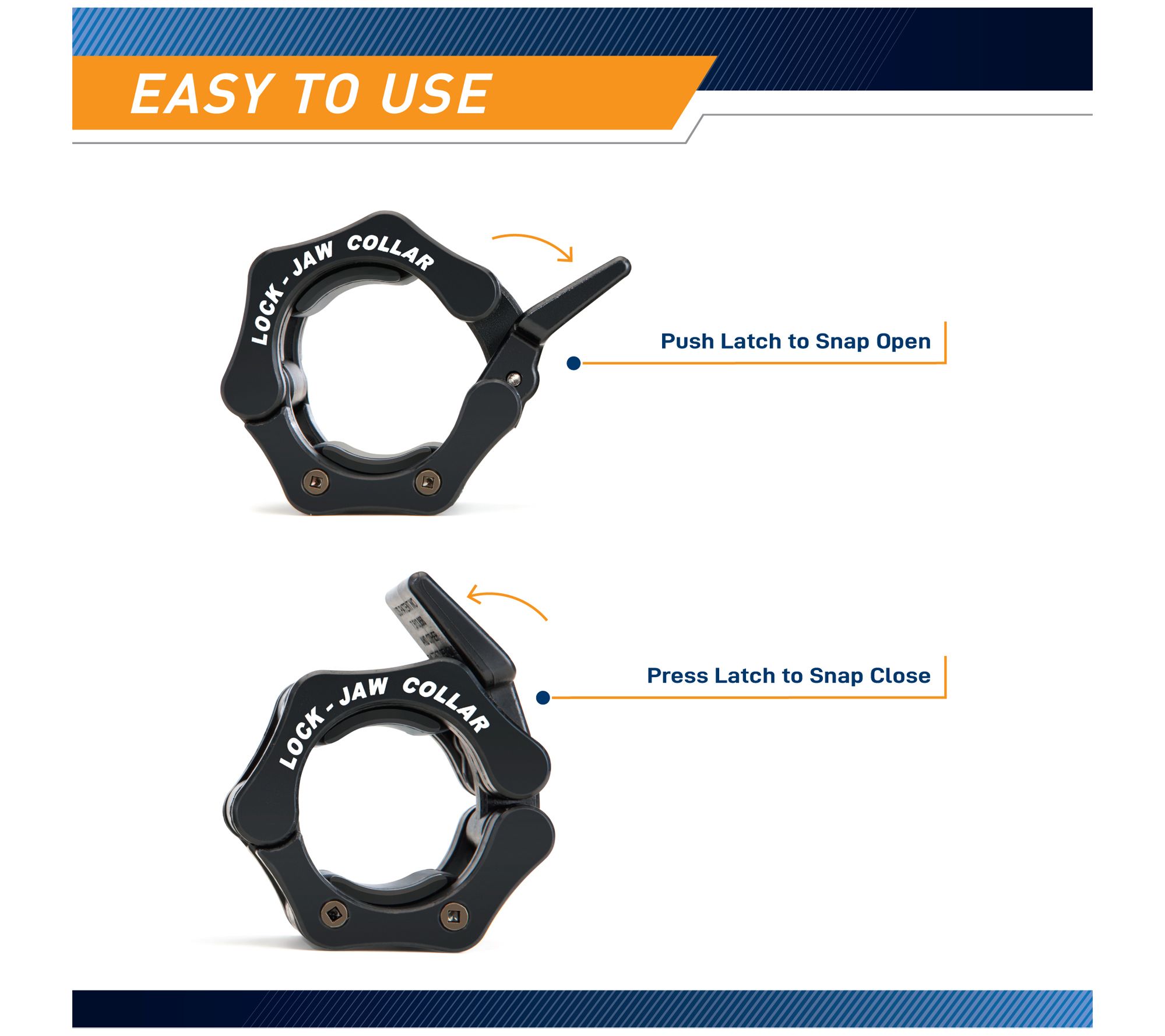 Steelbody Lock Jaw Olympic Collars