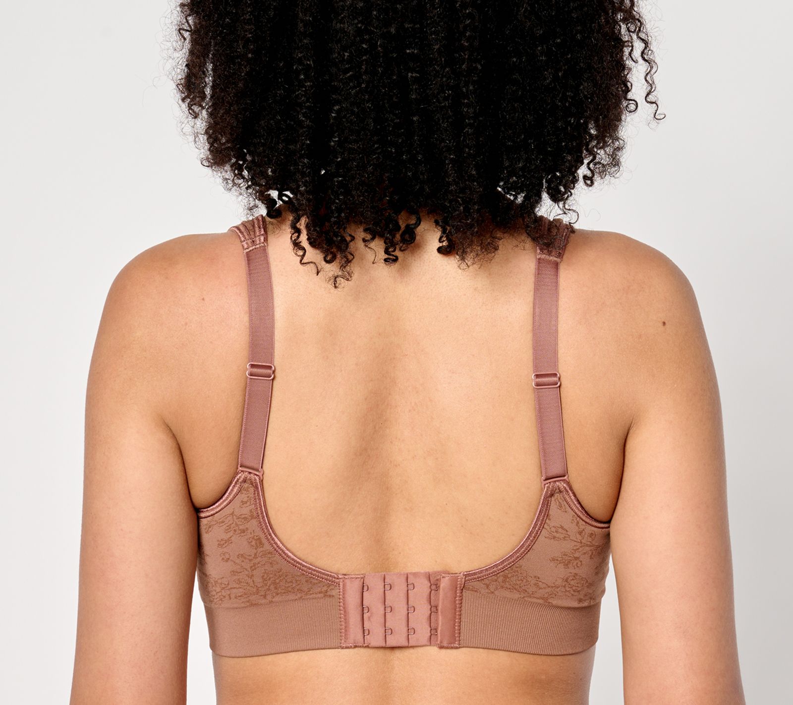 Breezies Seamless Floral Jacquard Underwire T-Shirt Bra