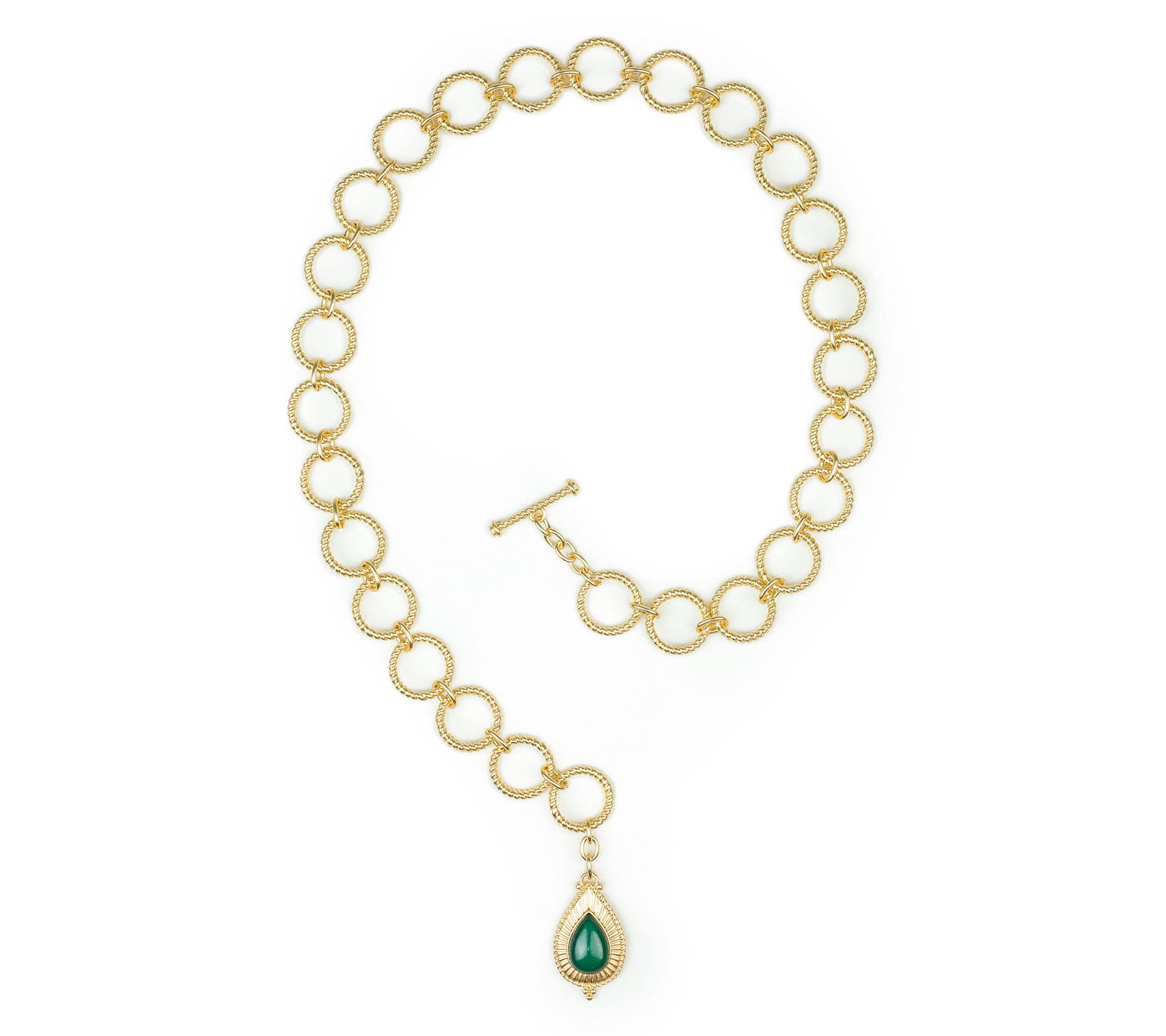 Patricia Nash Jade Museum Toggle Bracelet