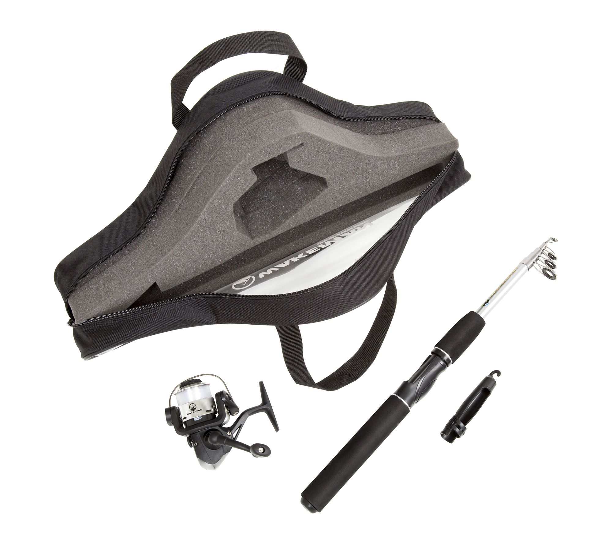 Wakeman Fishing Rod &Reel Combo Spinning Reel Telescopic Pole