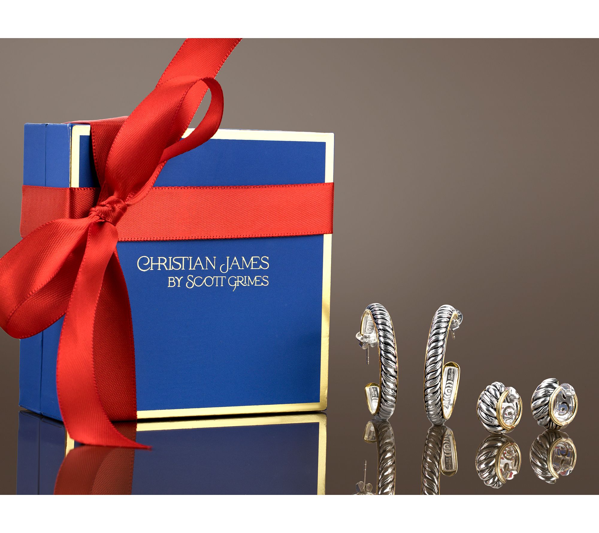 Christian James by Scott Grimes Sterl & 14KClad Two Tone 1/2