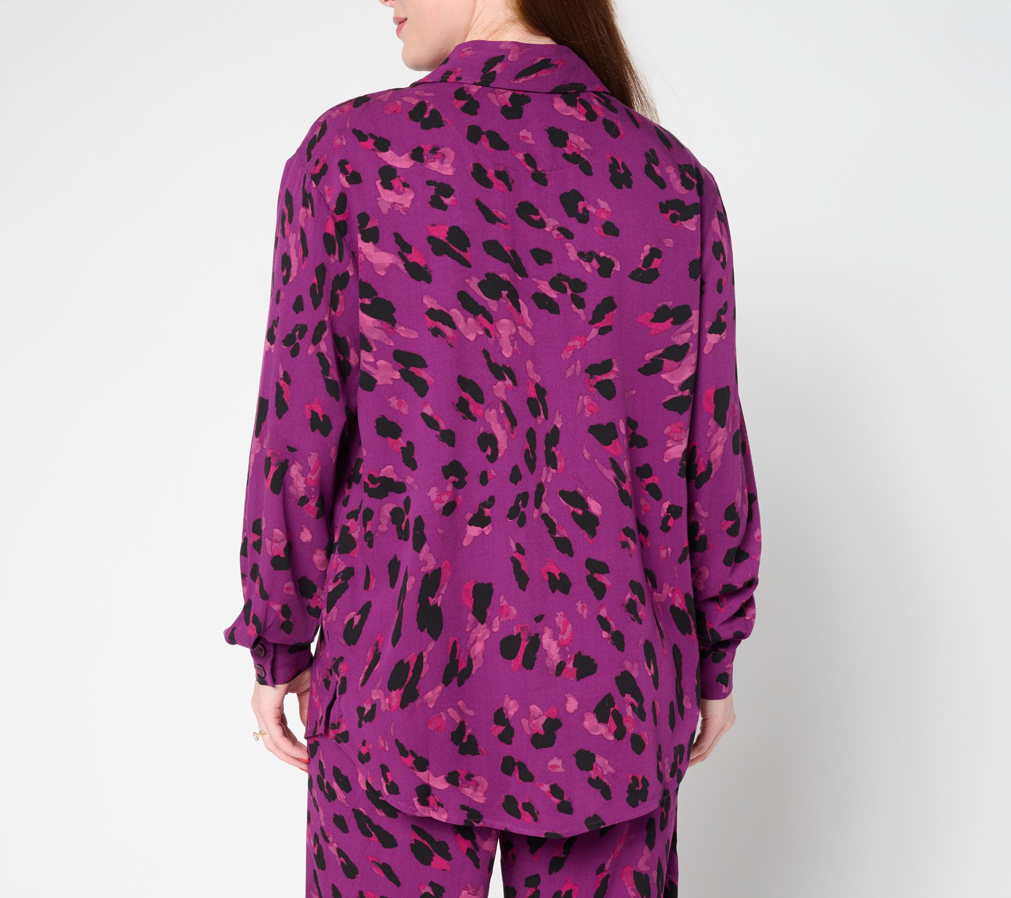 Brandis Dress Out Loud Printed Long Sleeve Blouse