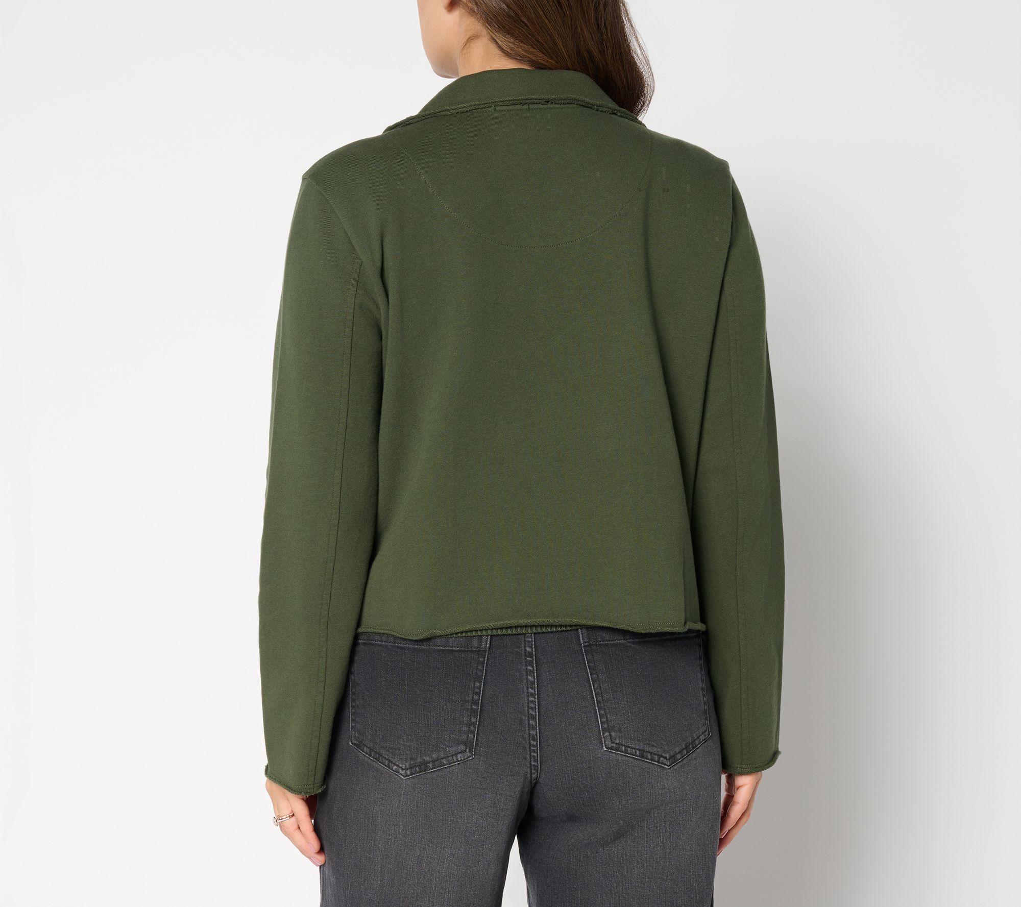 Studio Park x Amy Stran Double Breasted French Terry Jacket