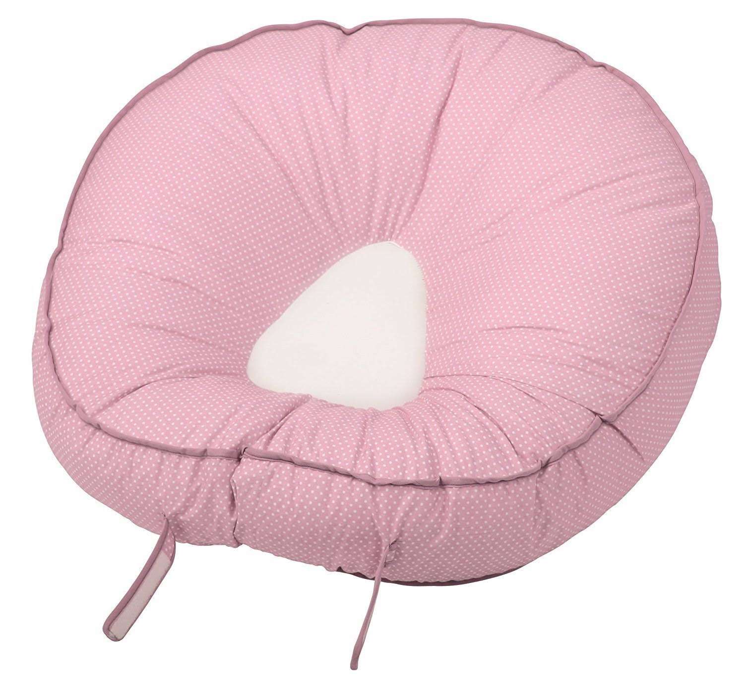 Leachco Podster Sling-Style Infant Lounger Pink Pin Dot