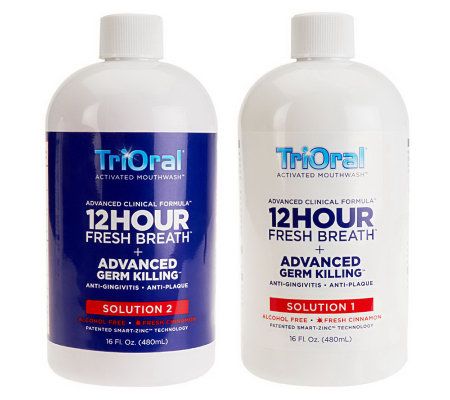 TriOral 12-Hour Fresh Breath Mouth Wash Advanced ClinicalFormula