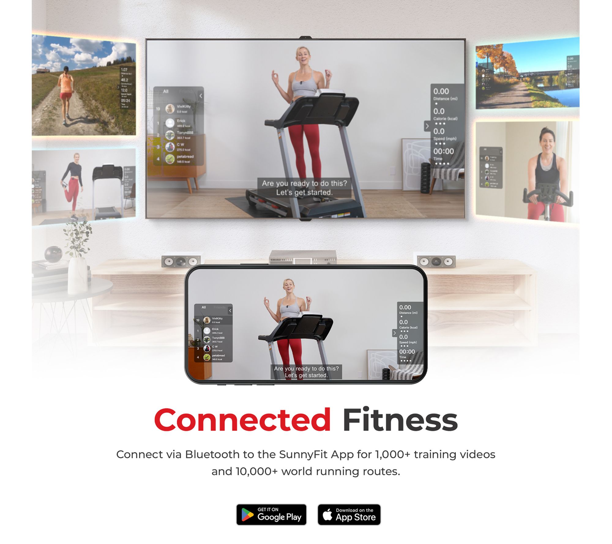 Sunny Premium Smart Treadmill