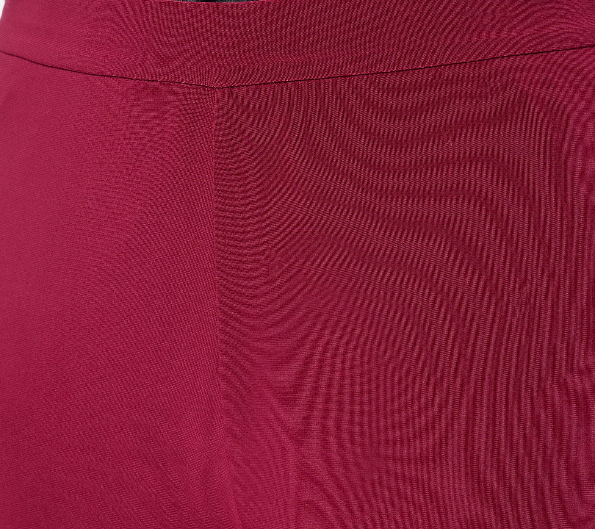 Dennis Basso Regular Italia Knit Wide Leg Pants