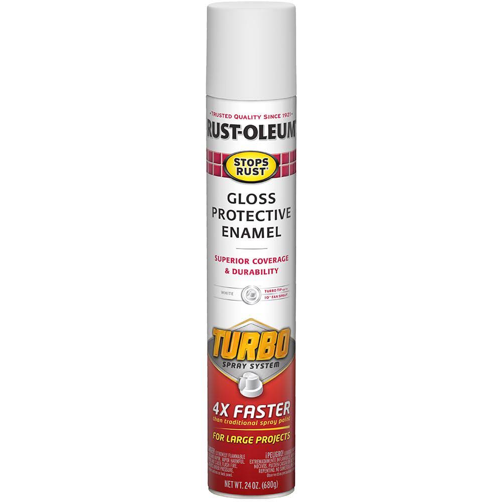 Rust-Oleum 334133-6PK Stops Rust Turbo Spray Paint 6 Pack Gloss White