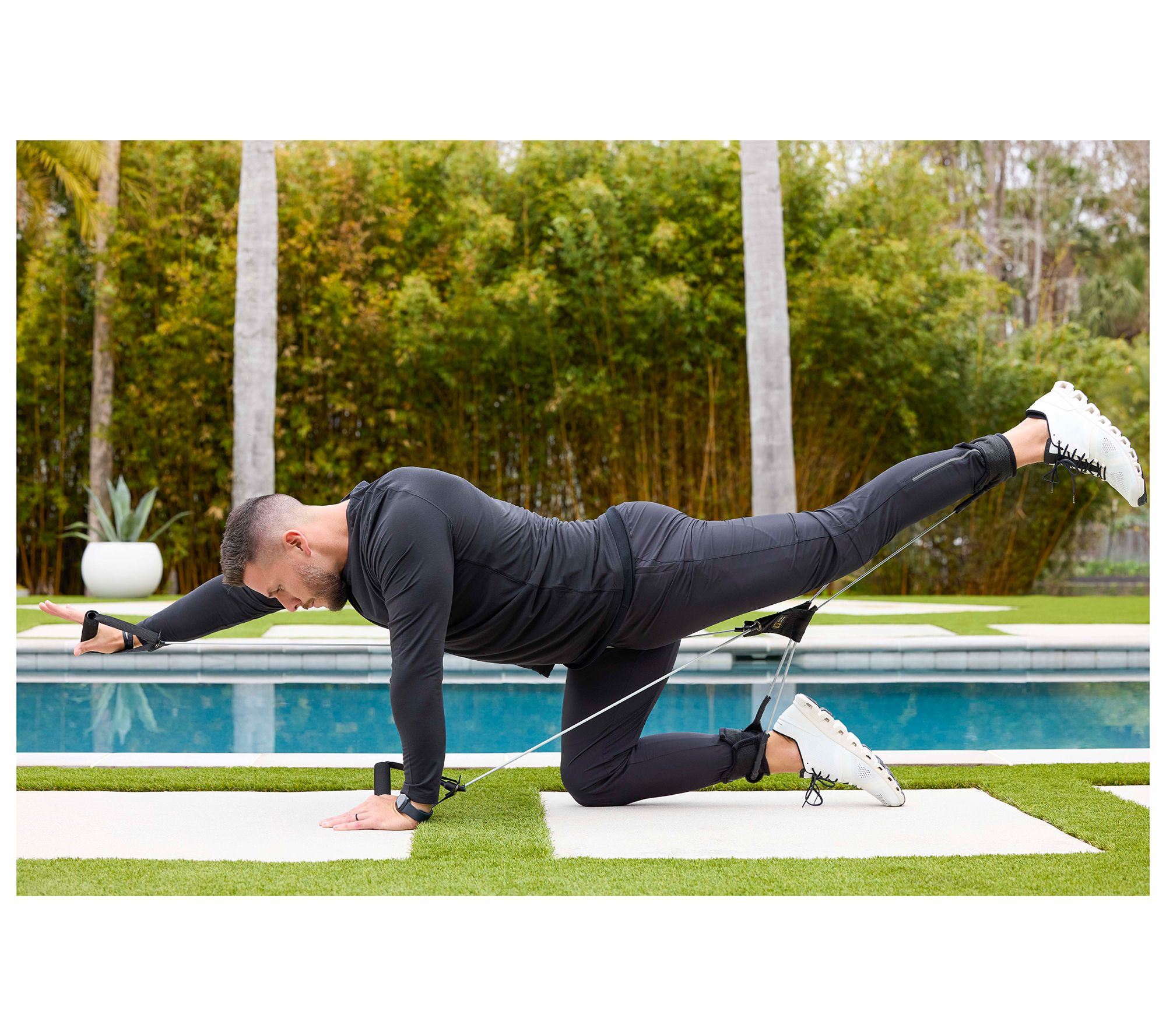 Total Body Bands Resistance Training w Bag & Wall Chart