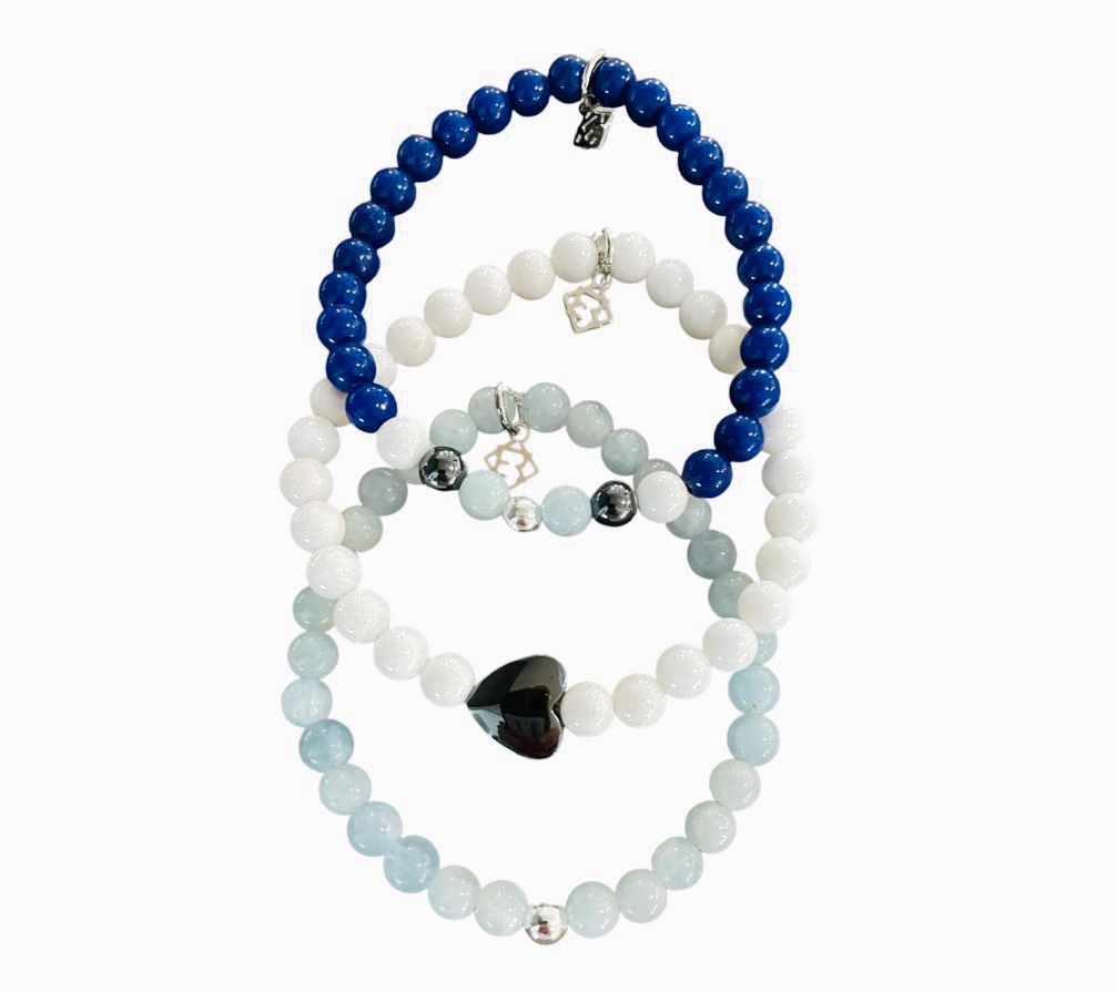 Elyse Ryan Winter Wristrocks S/3 Stretch Bracelets