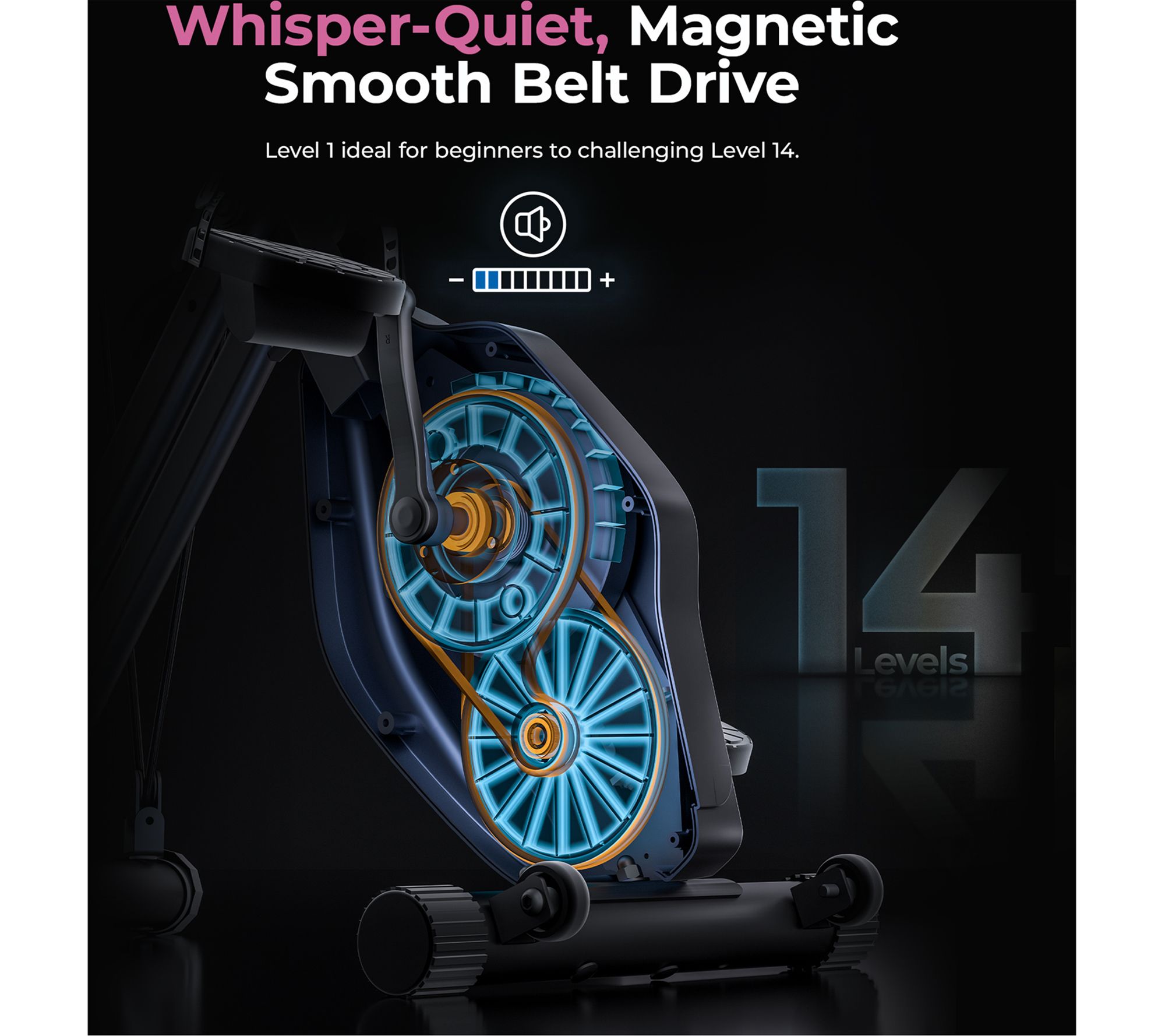 Sunny Fitness Foldable Magnetic Exercise X-BikePro