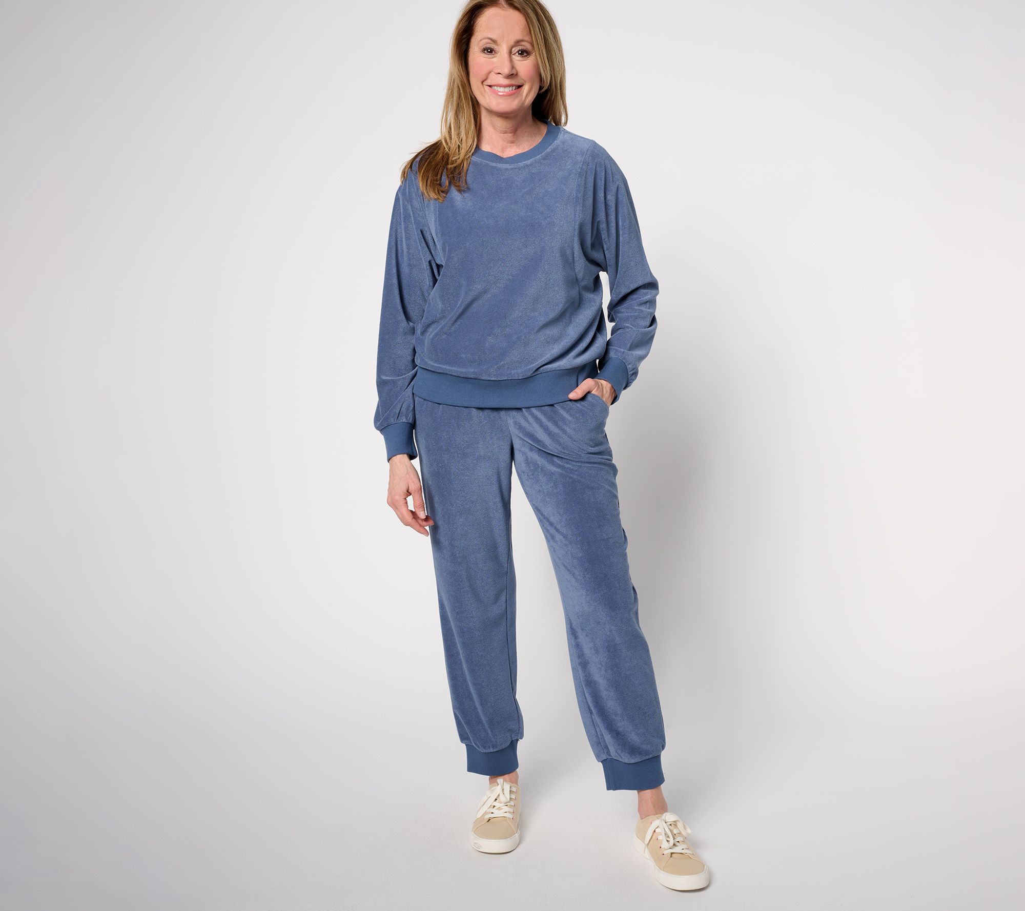 Martha Stewart Signature Knit Raglan Sleeve Sweatshirt