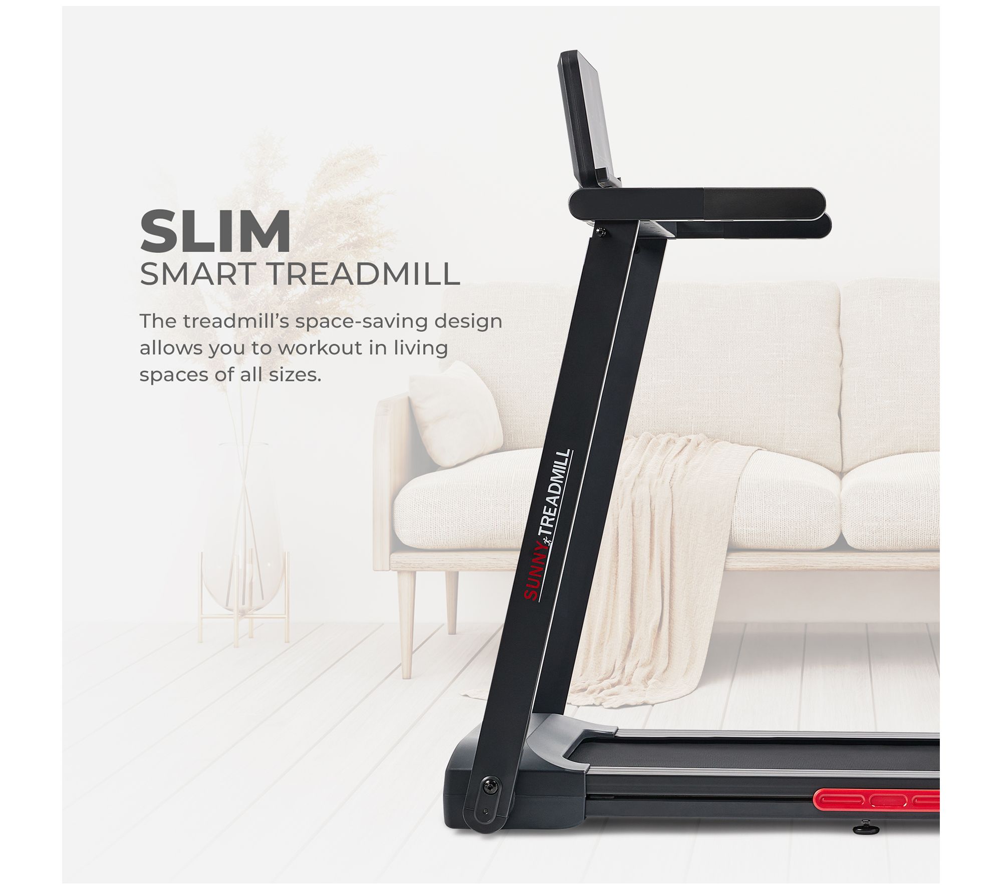 Sunny Health Fitness Interactive Smart Treadmill