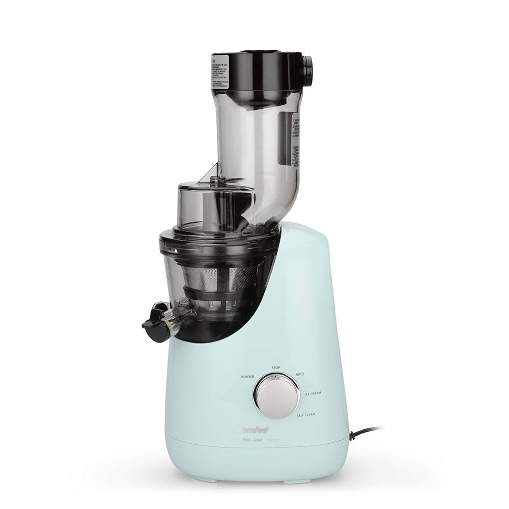 Comfee& BPA Free Masticating Juicer Extractor with Ice Cream Maker, Mint Green