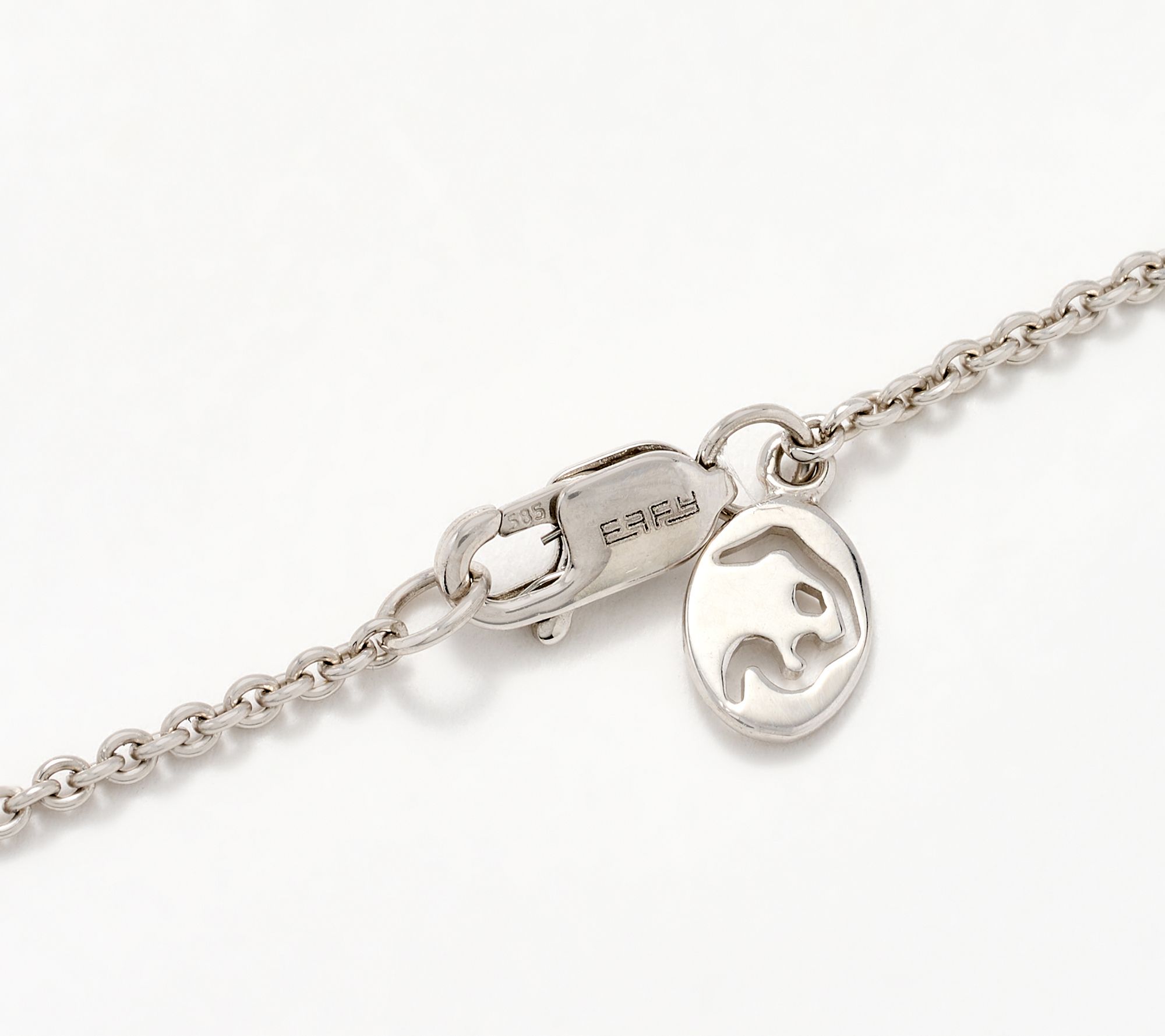 Effy Lab Grown Diamond Station Necklace, 14k Yellow Gold