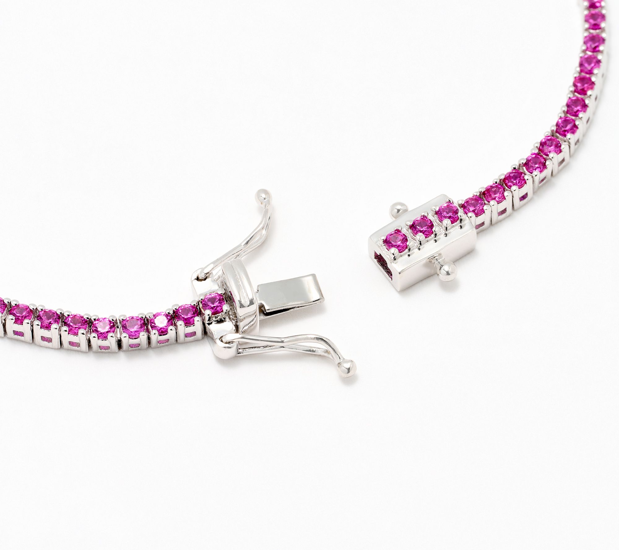 Diamonique x Kathy Levine Power Broker Tennis Bracelet Sterling Silver