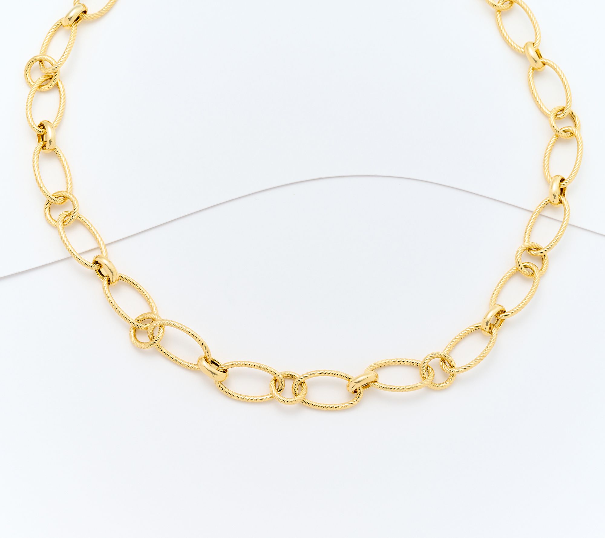 David Markstein Sterling Silver Oval Link 20