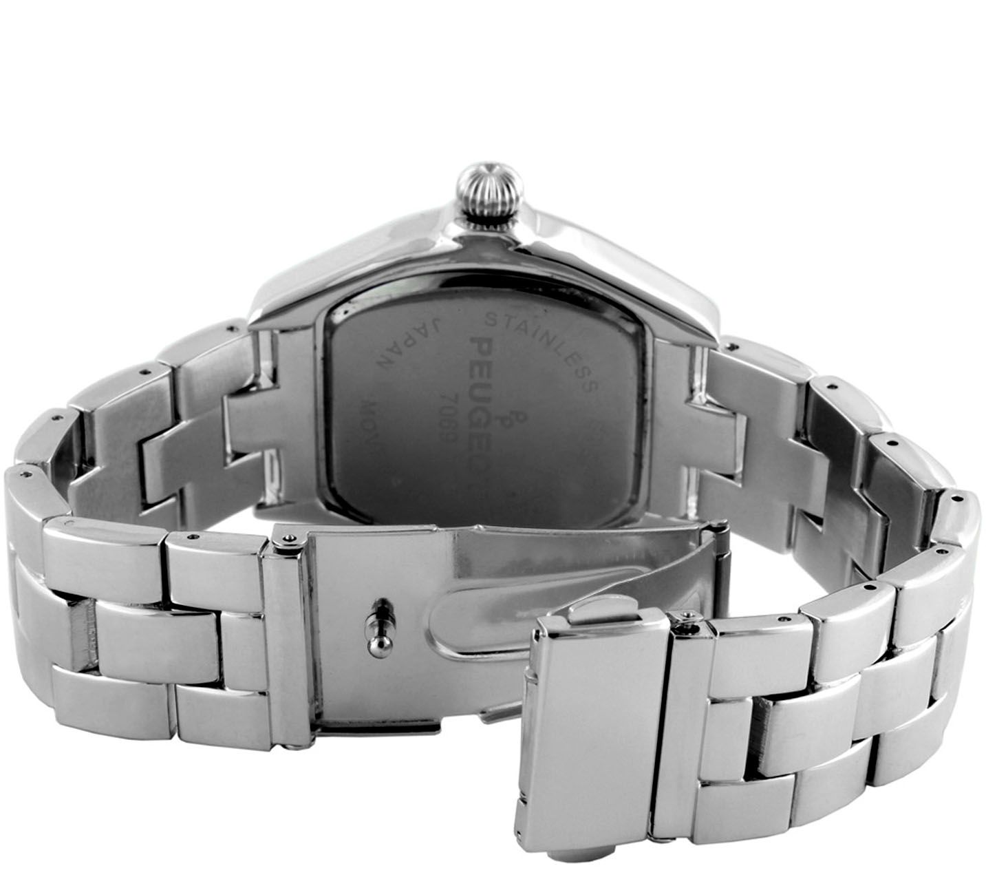 Peugeot Women's Silvertone Roman Numeral Bracelet Watch