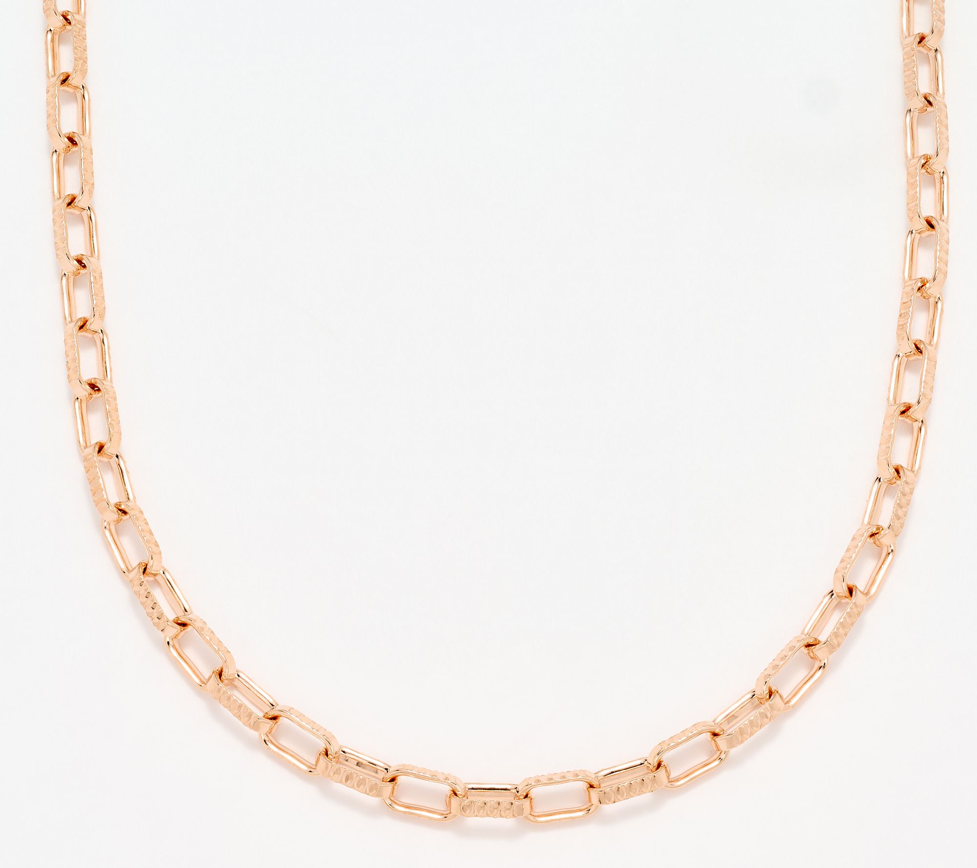 David Markstein Bronze Premiere Luxe Paper Clip Necklace, 20