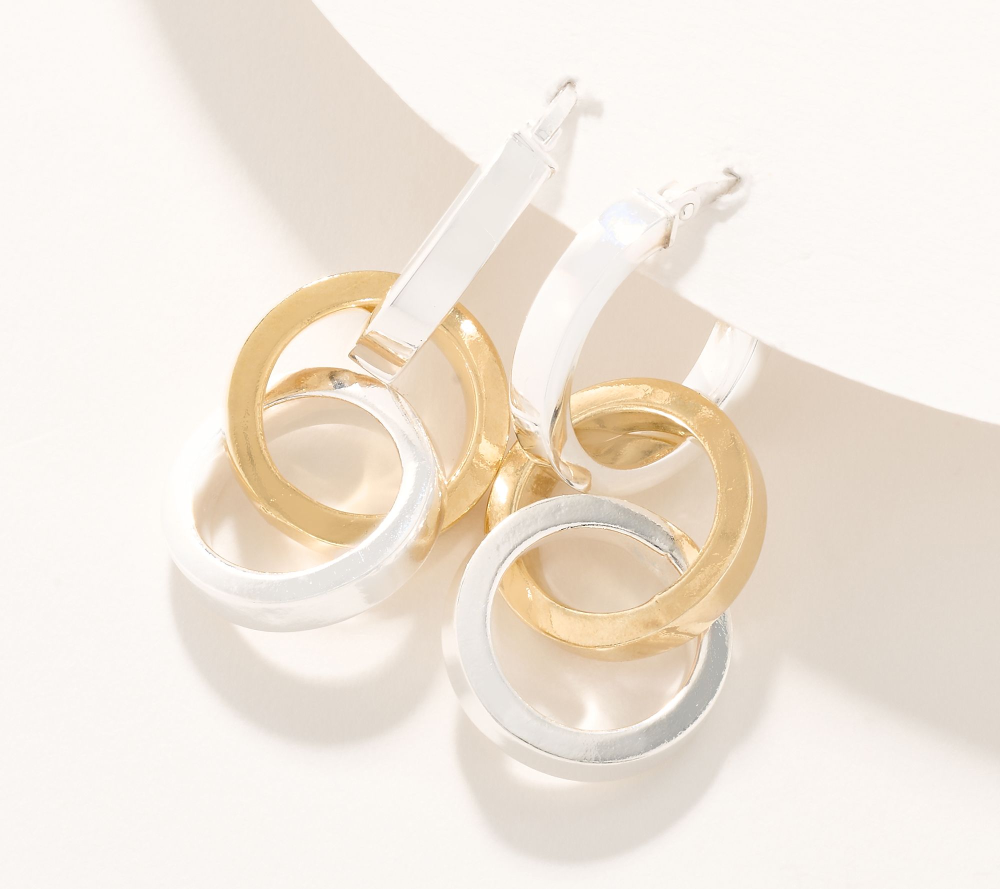 UltraFine 950 Silver Convertible Drop Earrings