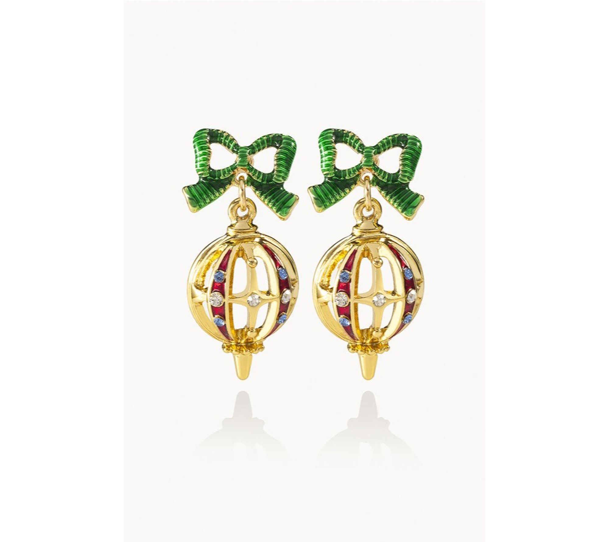 Violet & Brooks Vintage Christmas Drop Earrings