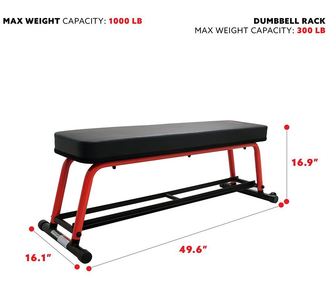 Sunny Health & Fitness Power Zone Flat Bench SF-BH6996
