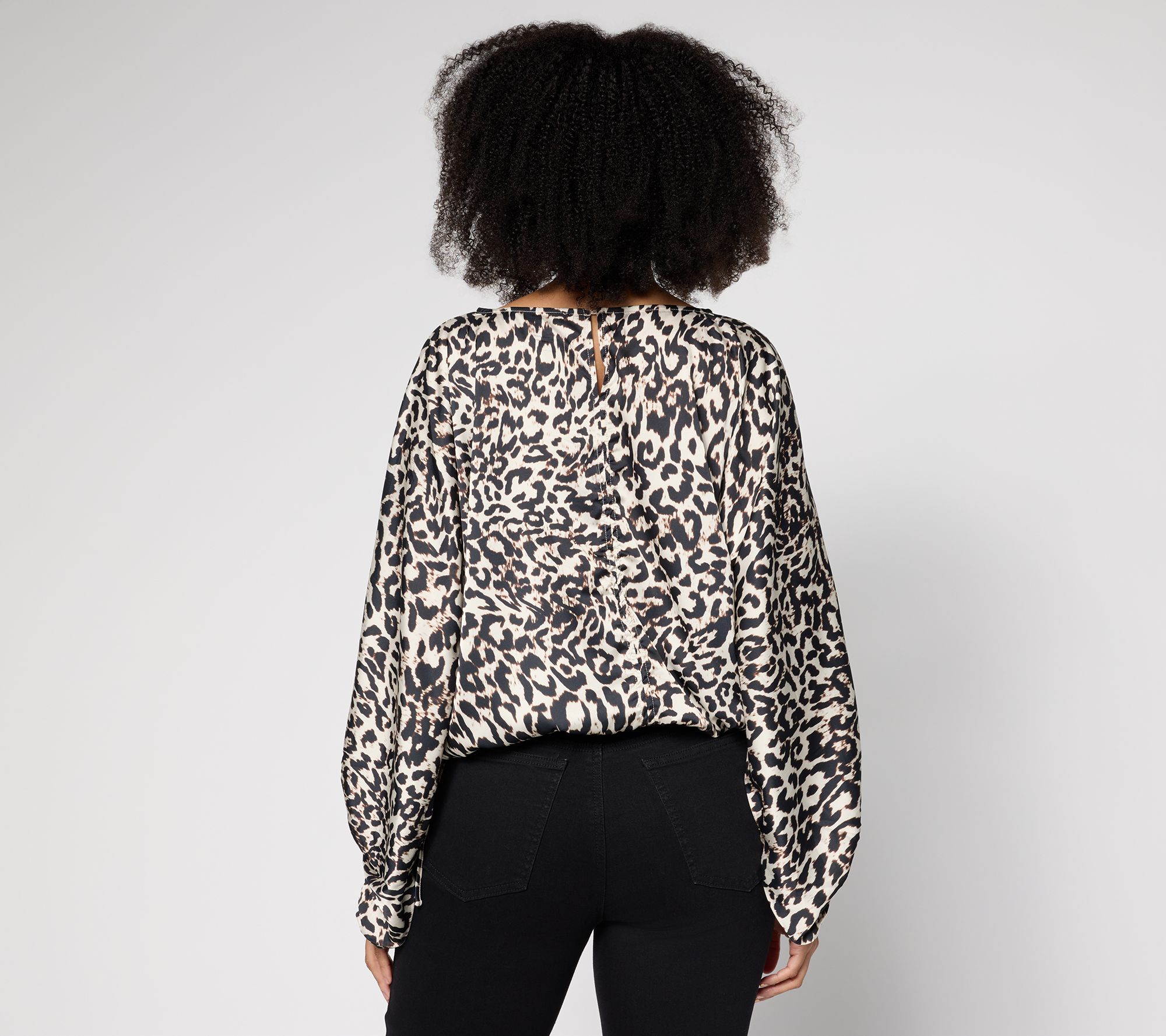 RM Studio x Rebecca Minkoff Lantern Sleeve Blouse