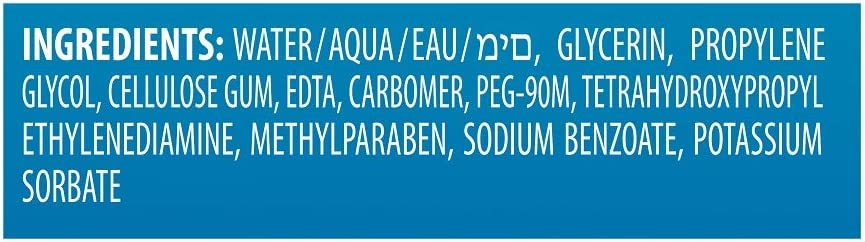 ID Lubricants Glide 128 Fl Oz Natural Feel Water-Based Personal Lubricant, Clear, 128 Oz