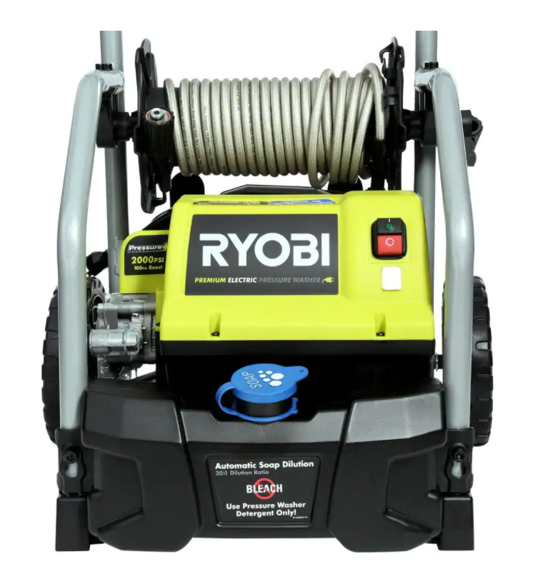 Ryobi ZRRY141900 2,000 PSI 1.2 GPM Electric Pressure Washer
