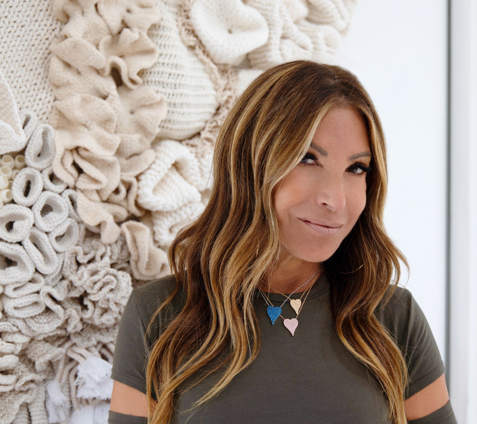 Diamonique x Jennifer Miller Signature Boxed Pave Heart, Necklace, Sterl