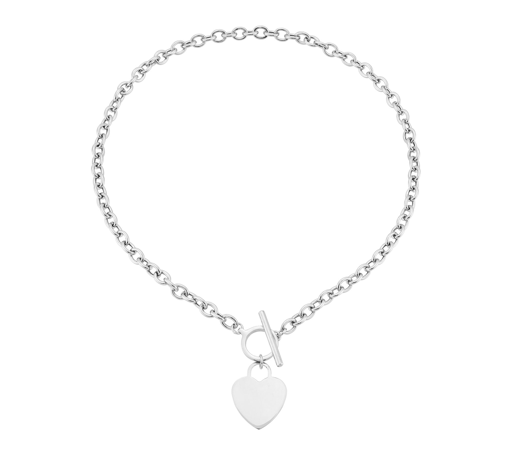 Silver Style Heart Charm 16