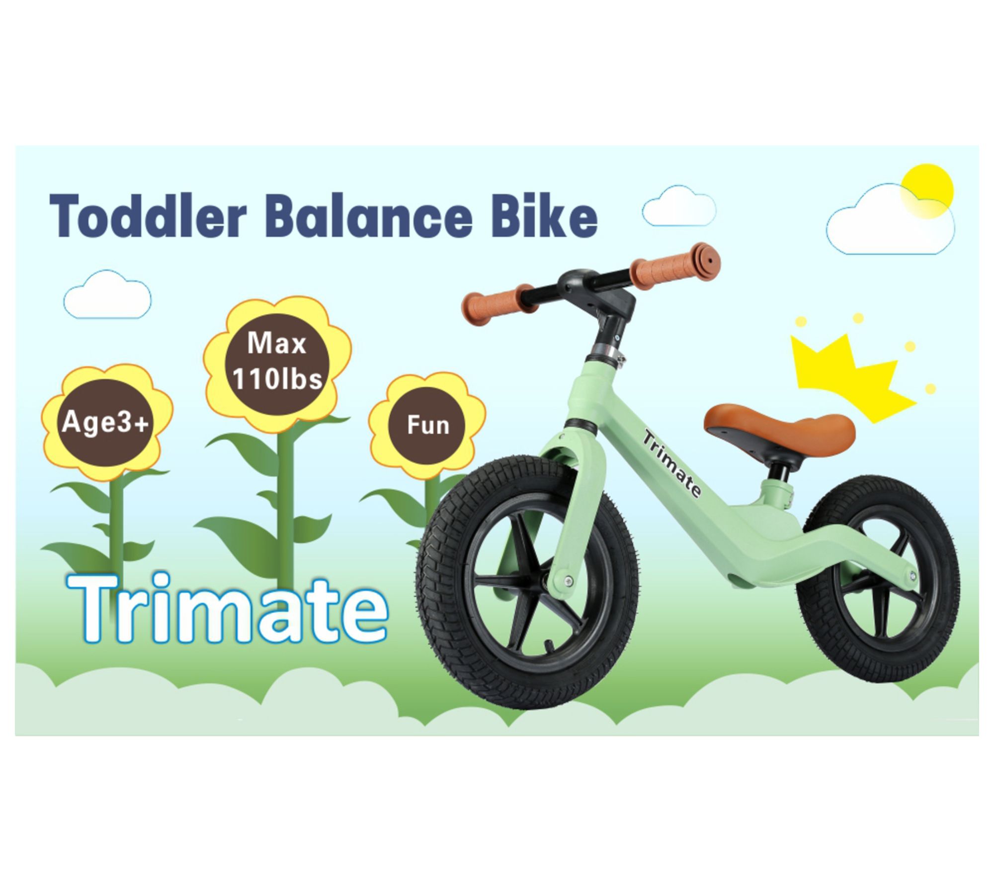 Trimate Toddler Balance Bike - 3+ Years