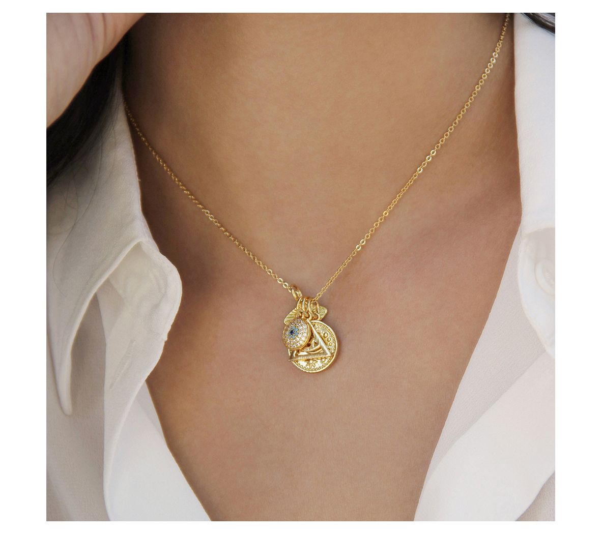 Ettika Spiritual High Interchangeable Charm Necklace