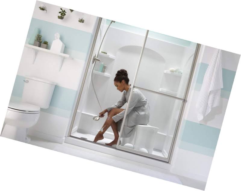 Sterling 72186104-0 Freestanding Shower Seat, White