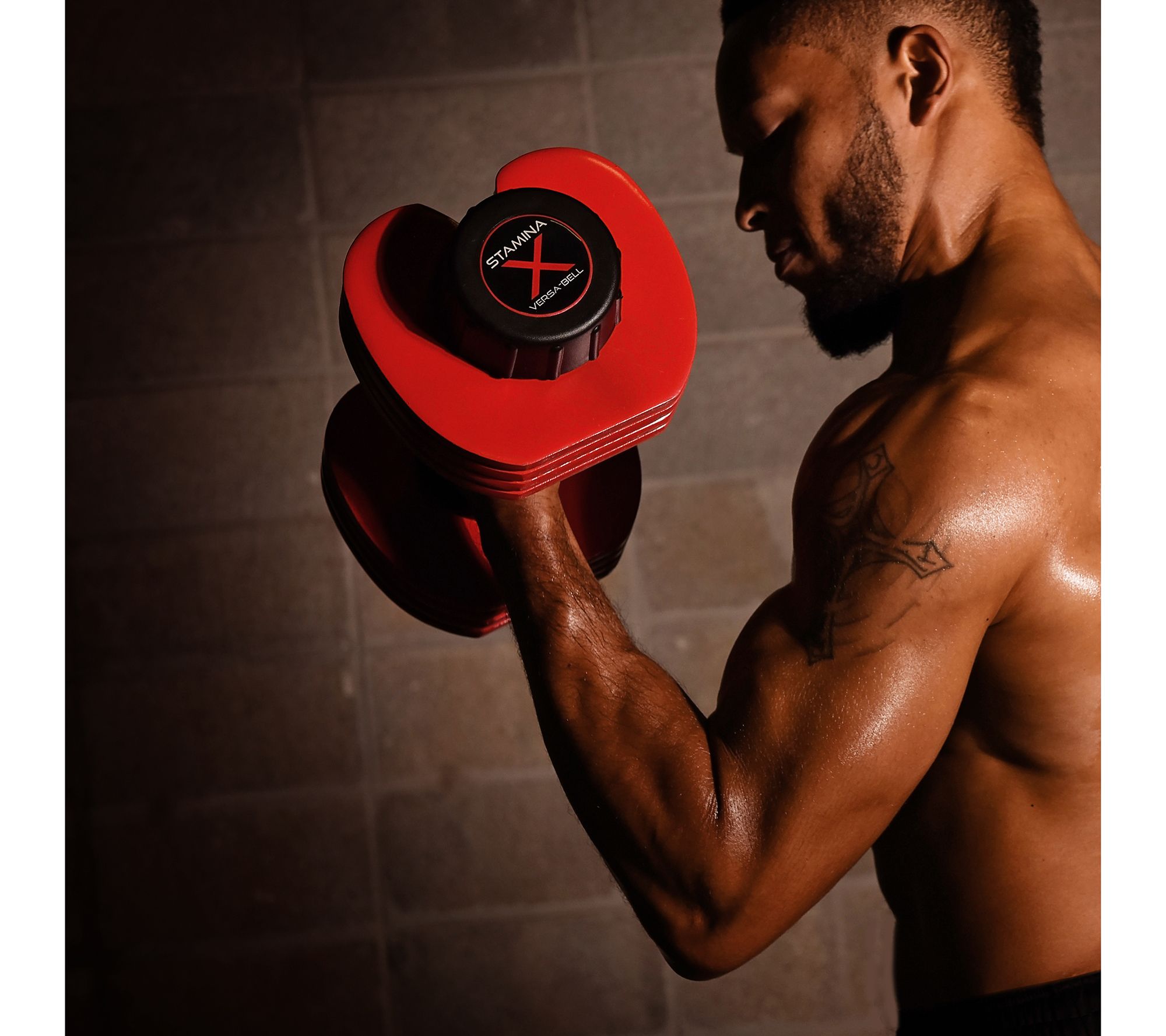 Stamina Adjustable Up to 50lbs Versa-Bell Dumbbll