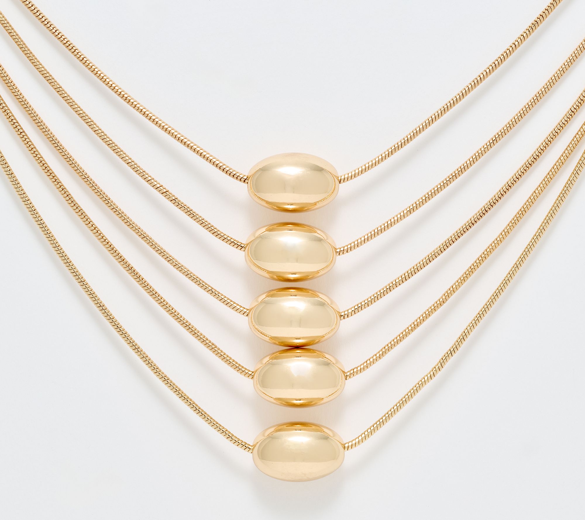 Denim & Co. Layered Chain Necklace