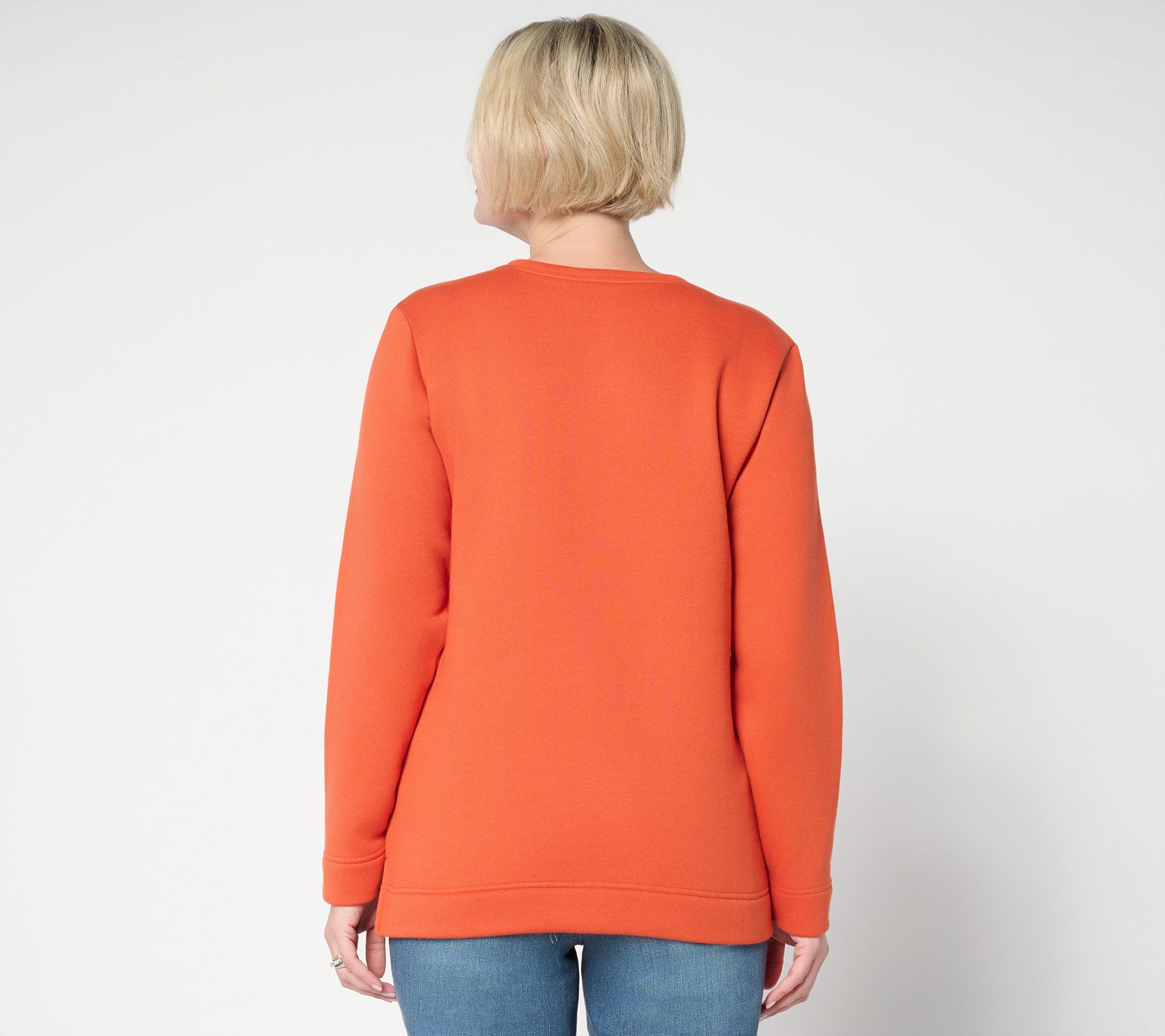 Quacker Factory Come in for a Spell Fleece Sweatshirt