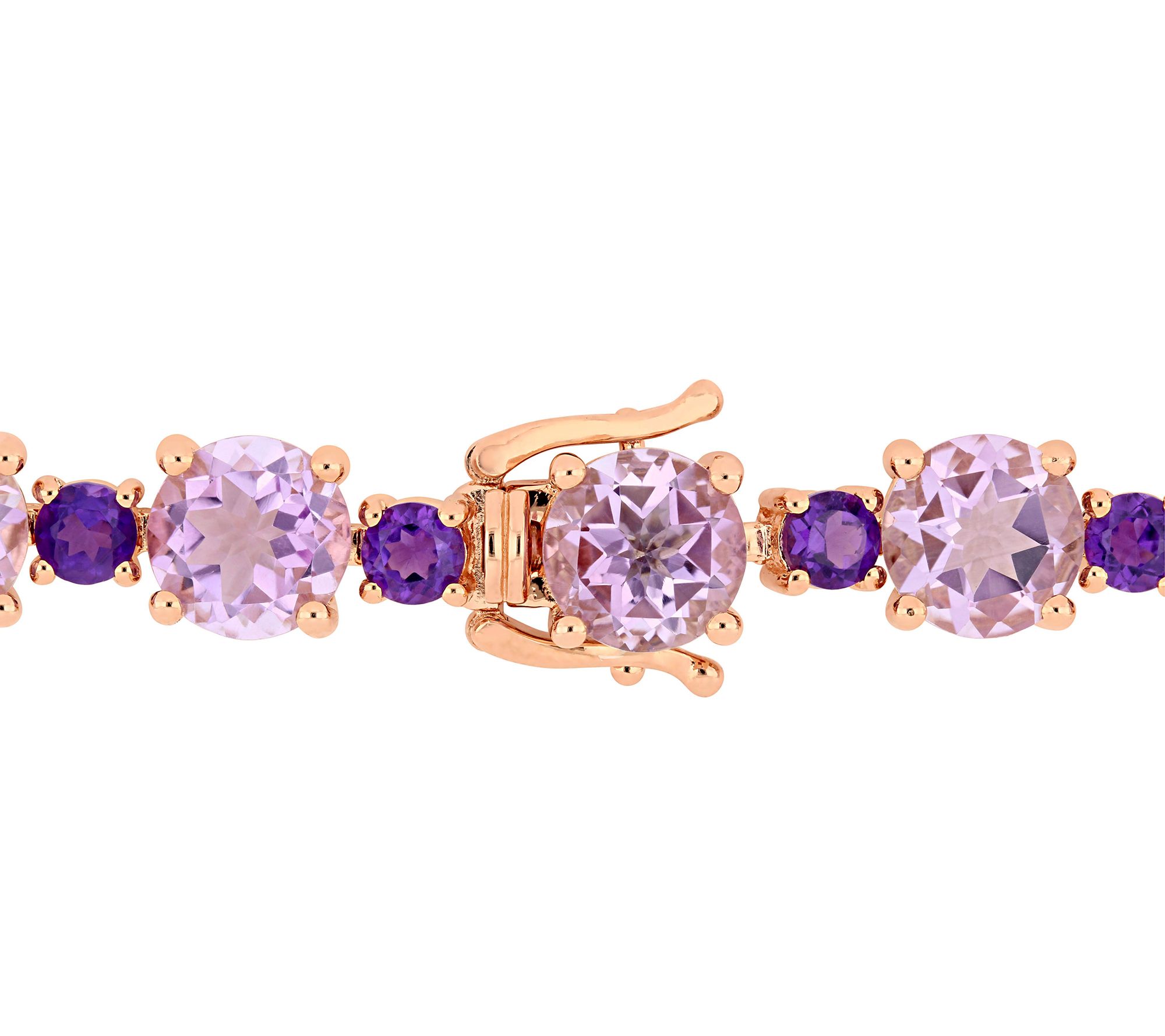 Sterling & 14K 24.65 cttw Multi-Gemstone TennisBracelet