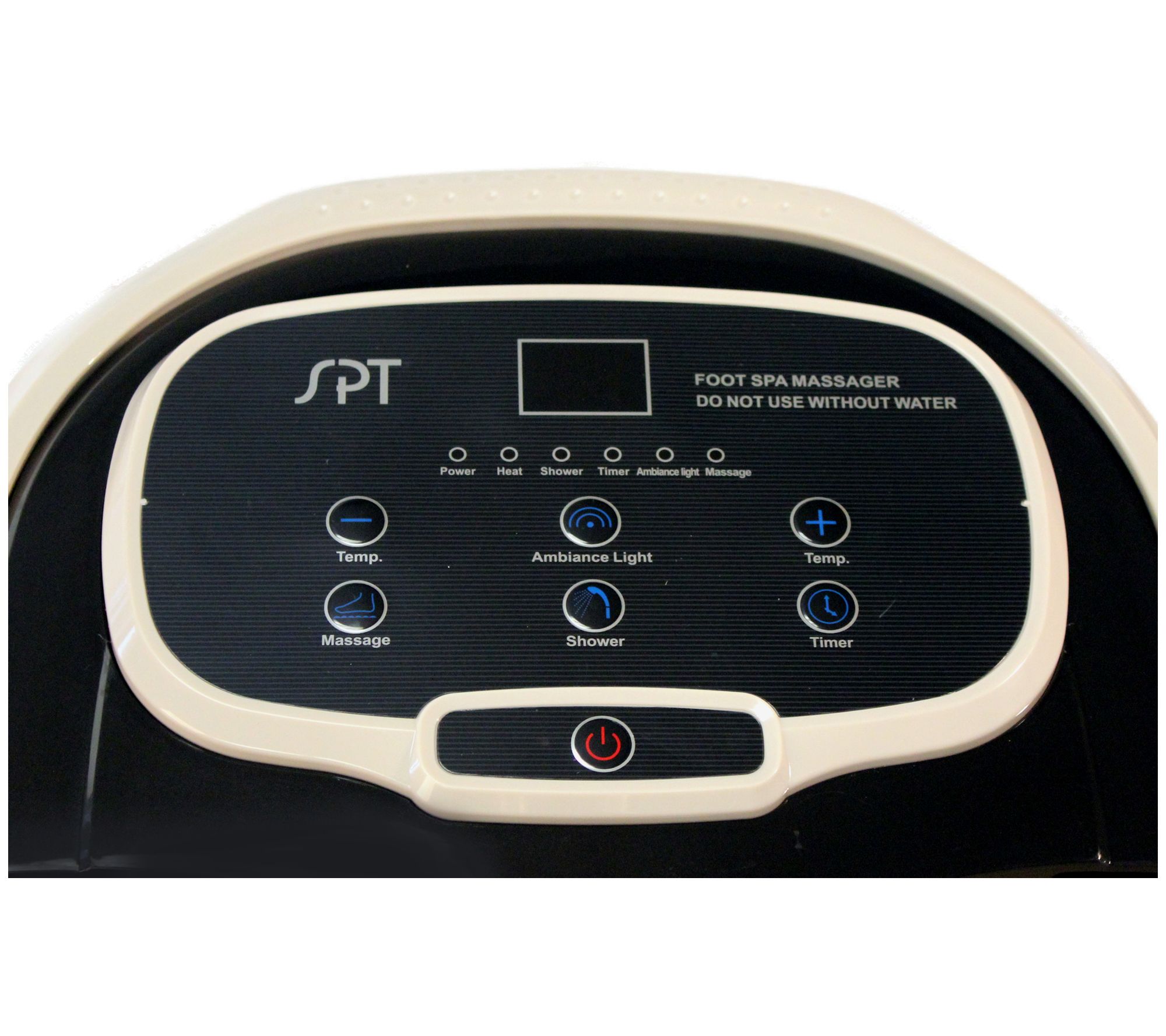 SPT Foot Spa Bath Massager w/ Motorized rollers