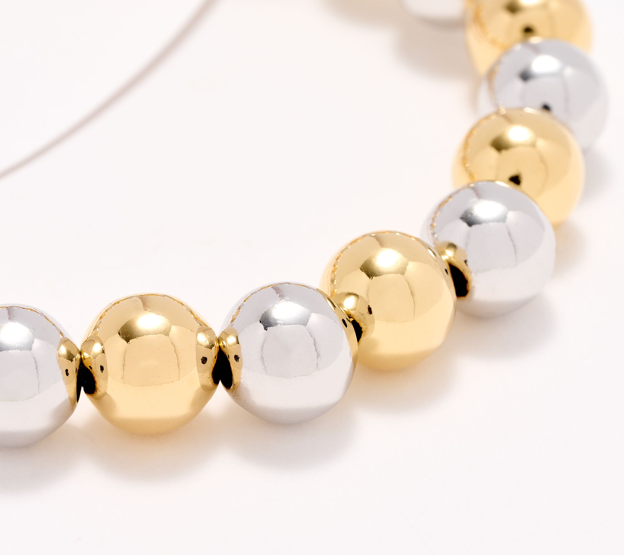 David Markstein Bronze 10mm Beaded Bracelet