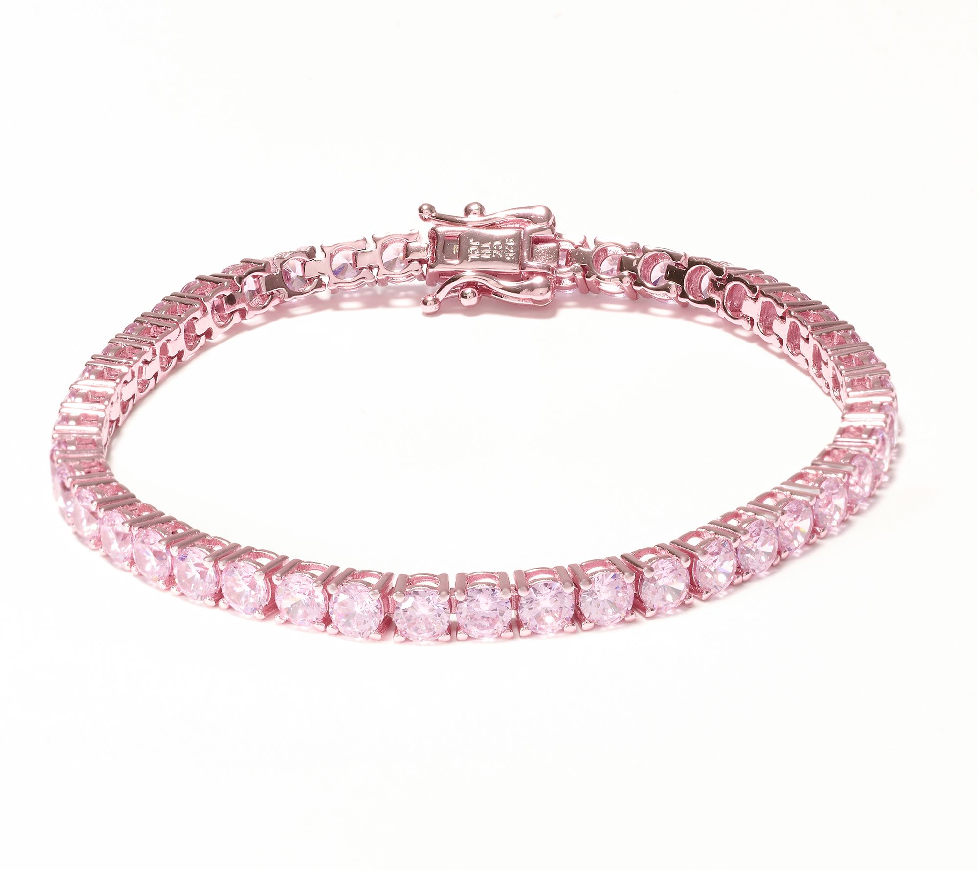 Diamonique x Jennifer Miller Colored Tennis Bracelet