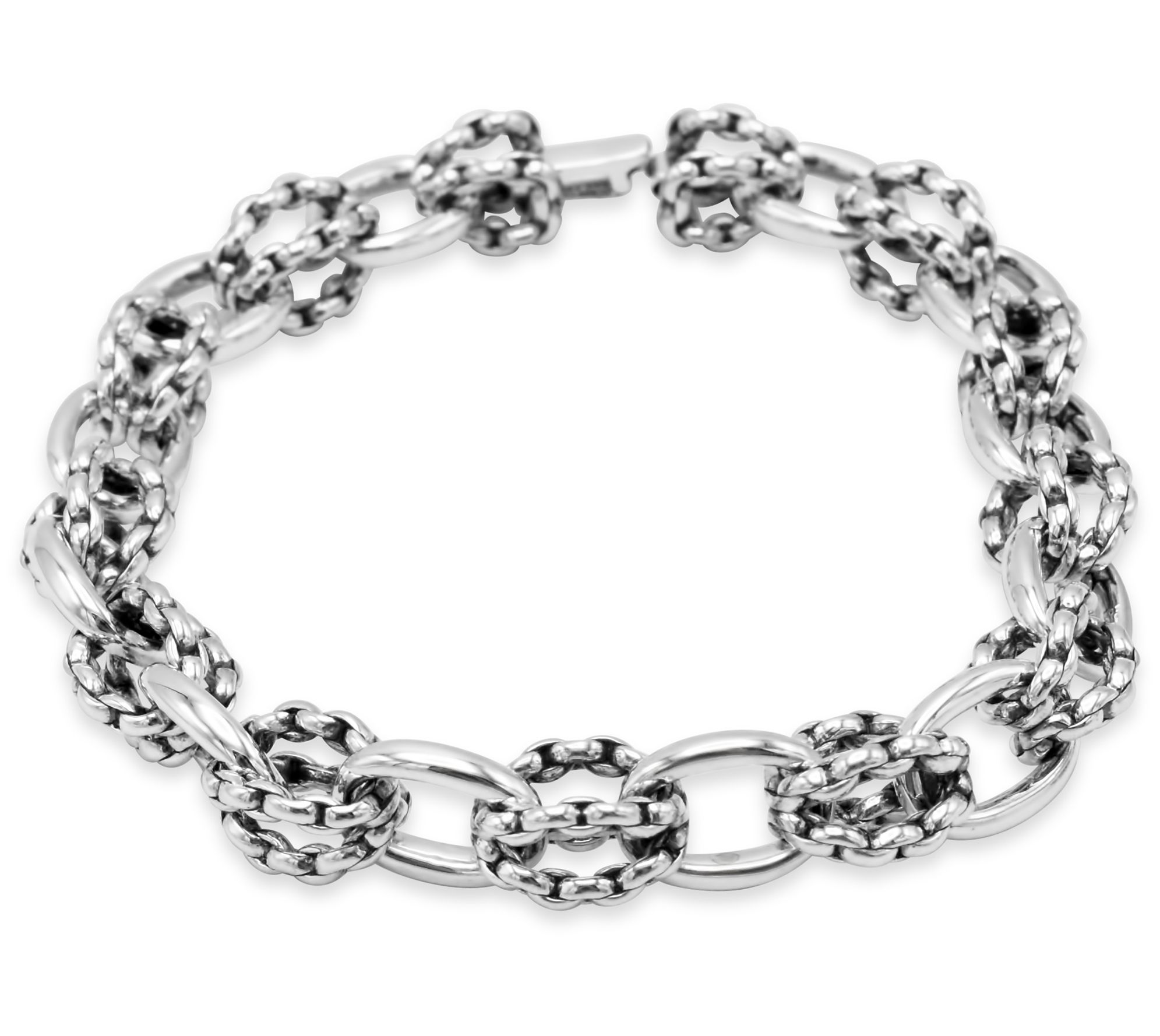 Tiffany Kay Studio Sterling Silver Textured Lin k Bracelet