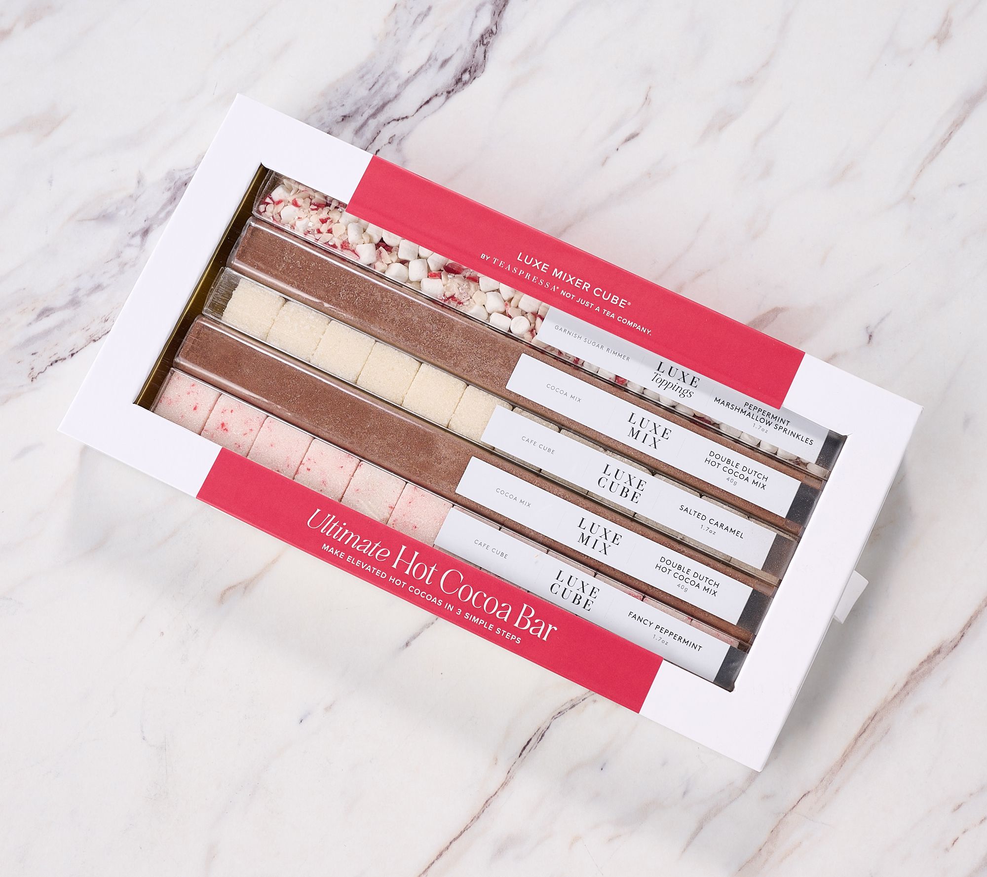 Teaspressa Double Dutch Chocolate Hot Cocoa Kit w/ Toppings