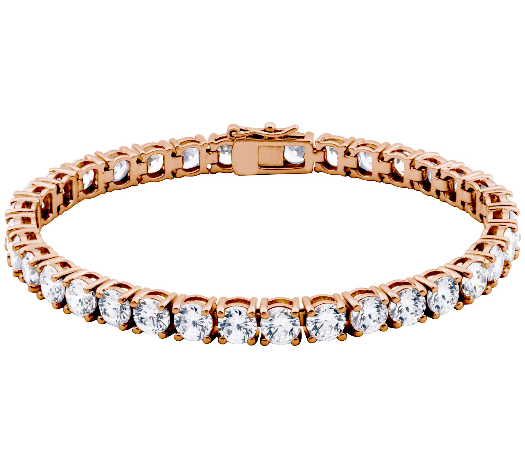 Diamonique 29.50 cttw Tennis Bracelet, Sterling Silver