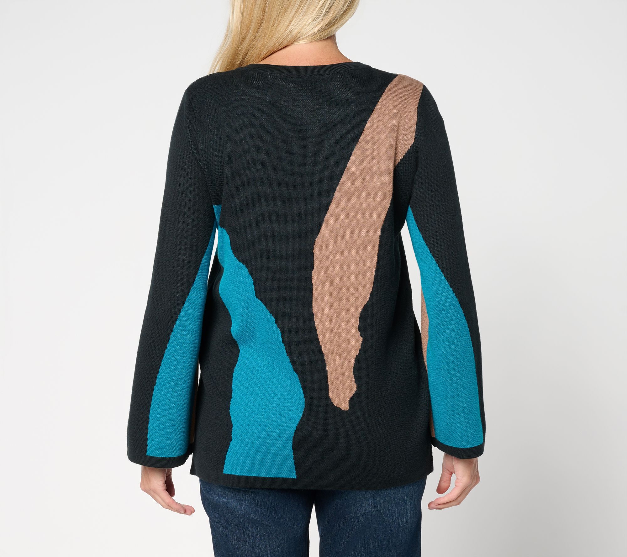 Brandis Dress Out Loud Wild Kat Intarsia Sweater