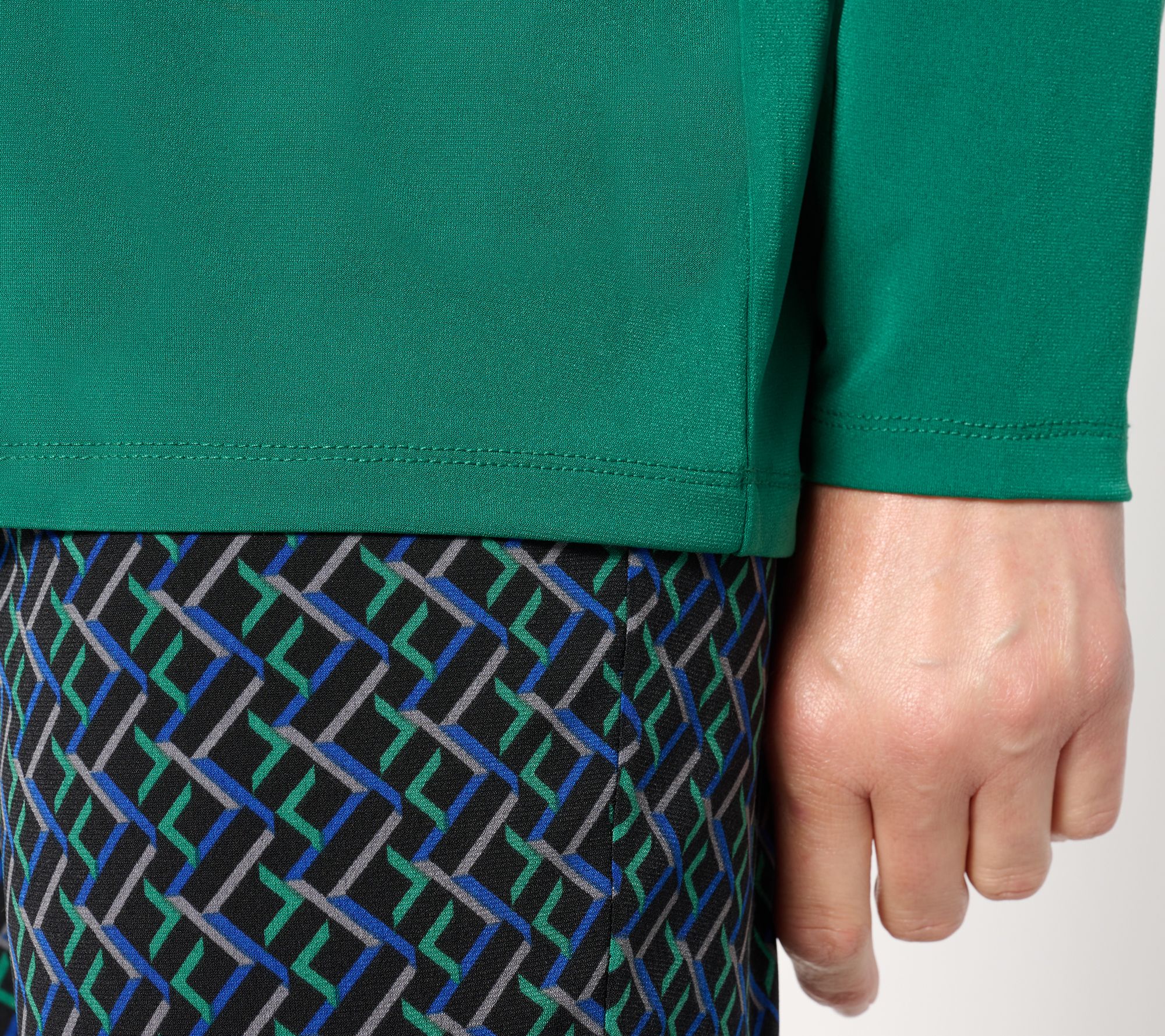 Susan Graver Modern Essentials Set of 2 Liquid Knit Tops