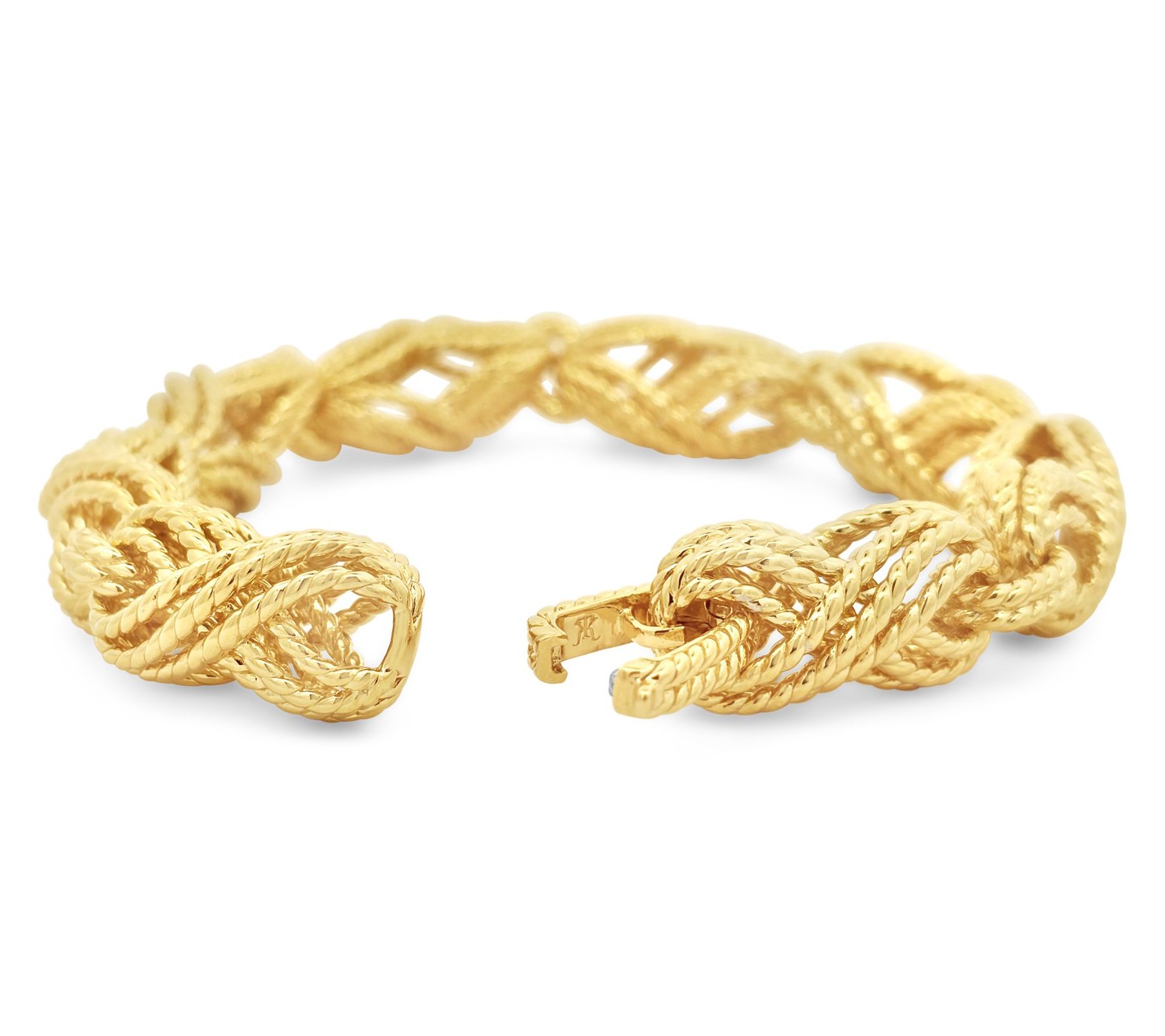 Tiffany Kay Sterling 14K Gold Clad Eyelit LinkBracelet