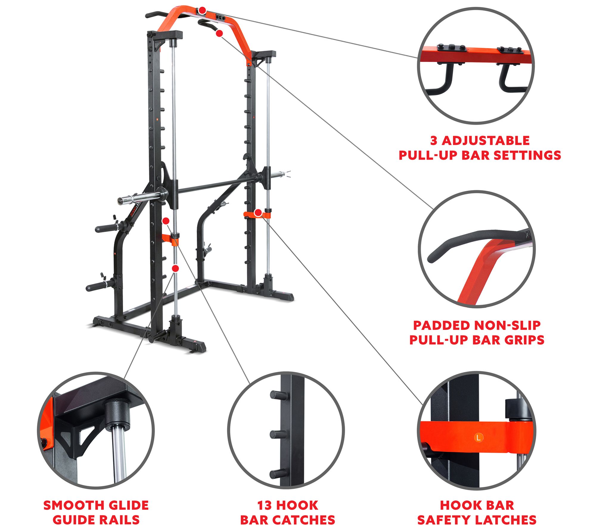 Sunny Health Fitness Smith Machine Squat Essential