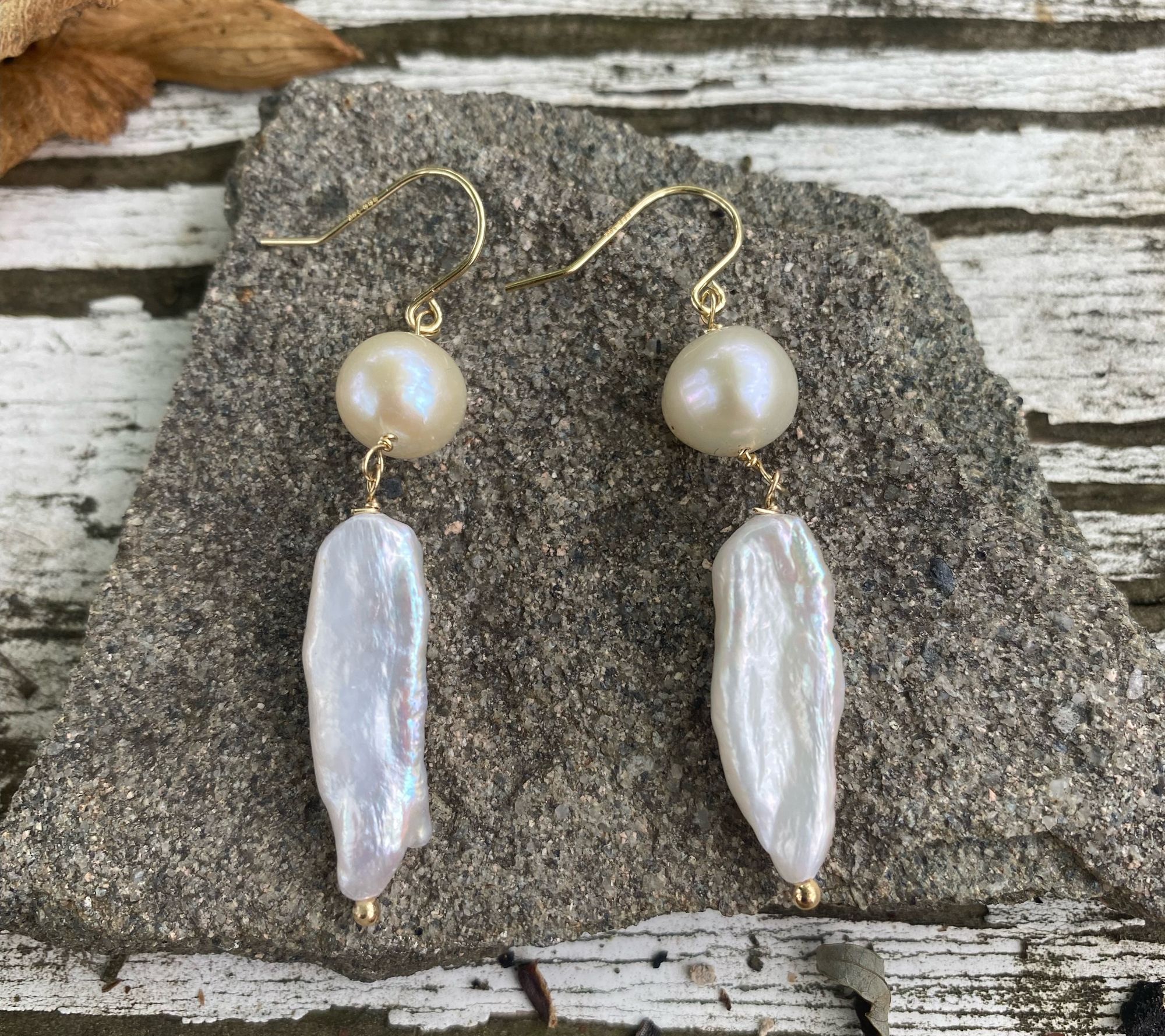 Alkeme 10K Gold Cultured Pearl Dangle Earrings